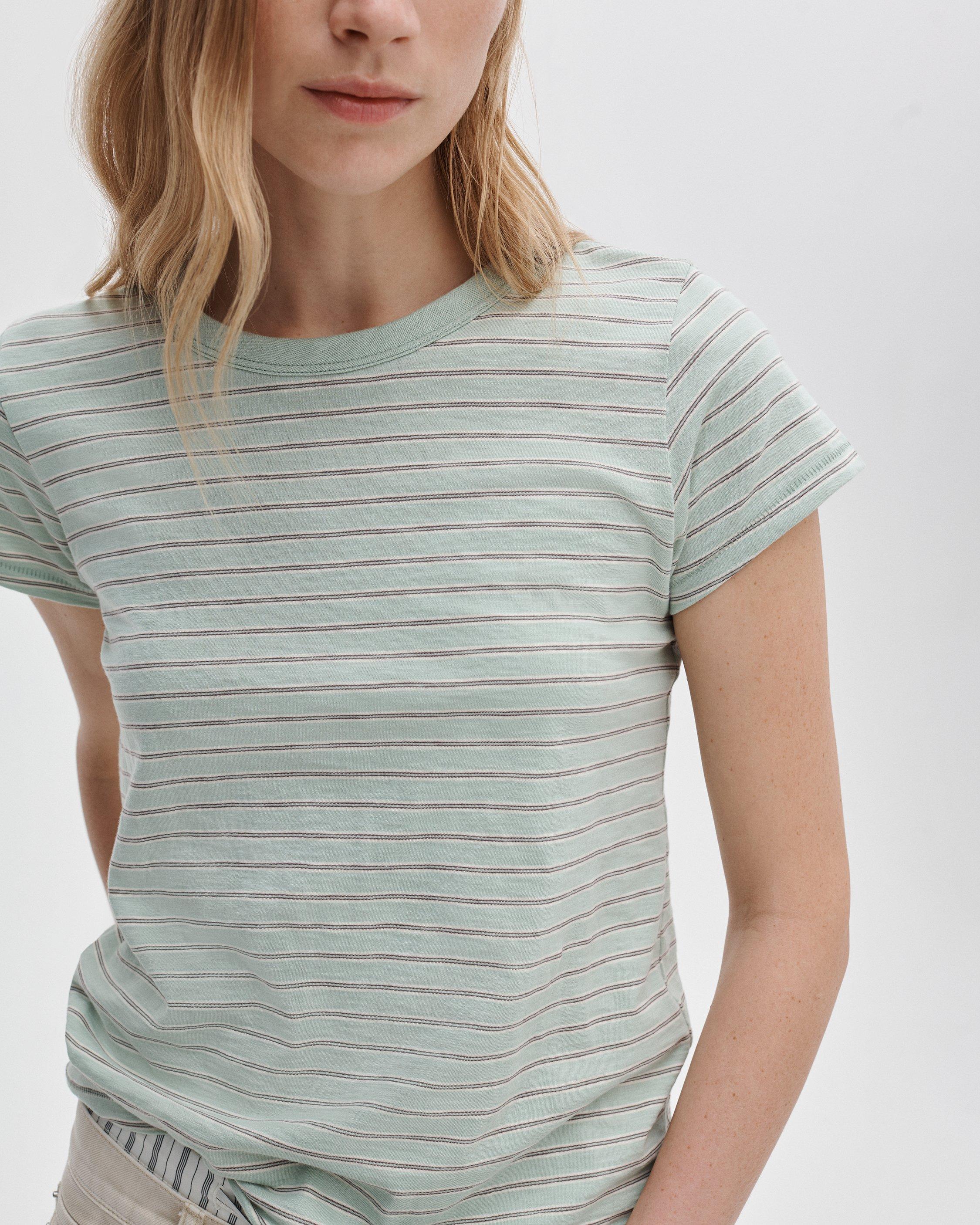 The Slub Striped Tee image number 4