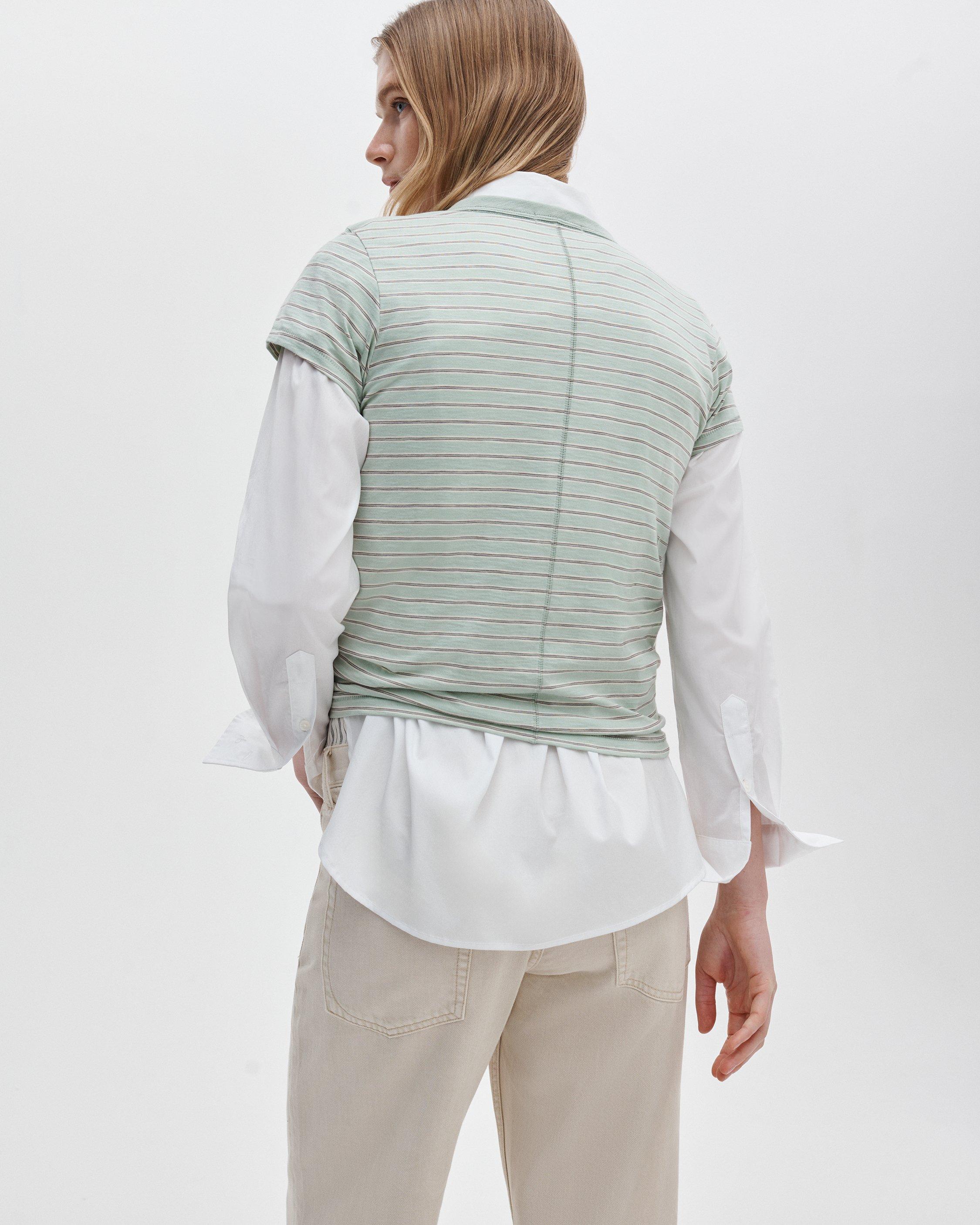 The Slub Striped Tee image number 5