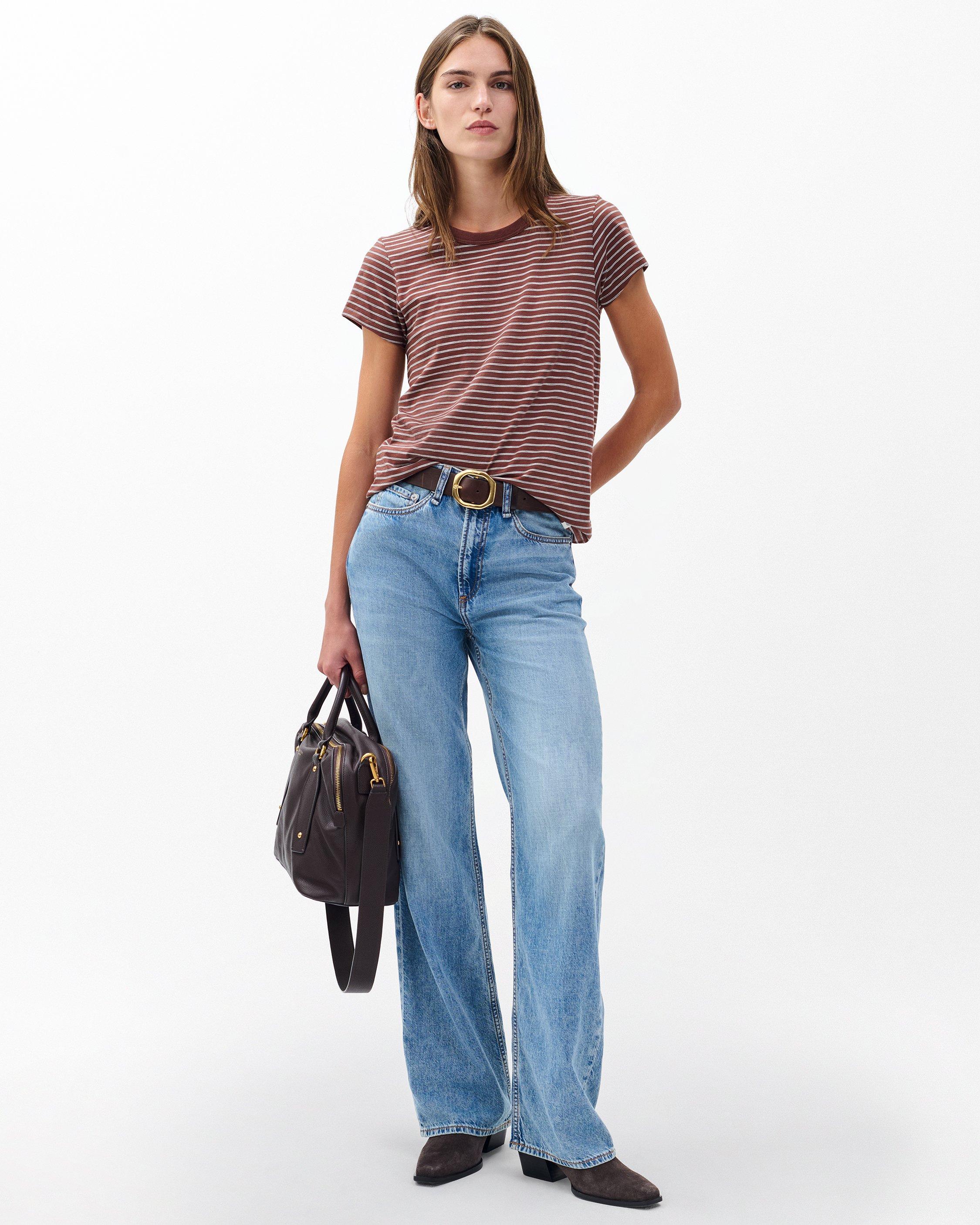 The Slub Striped Tee image number 3