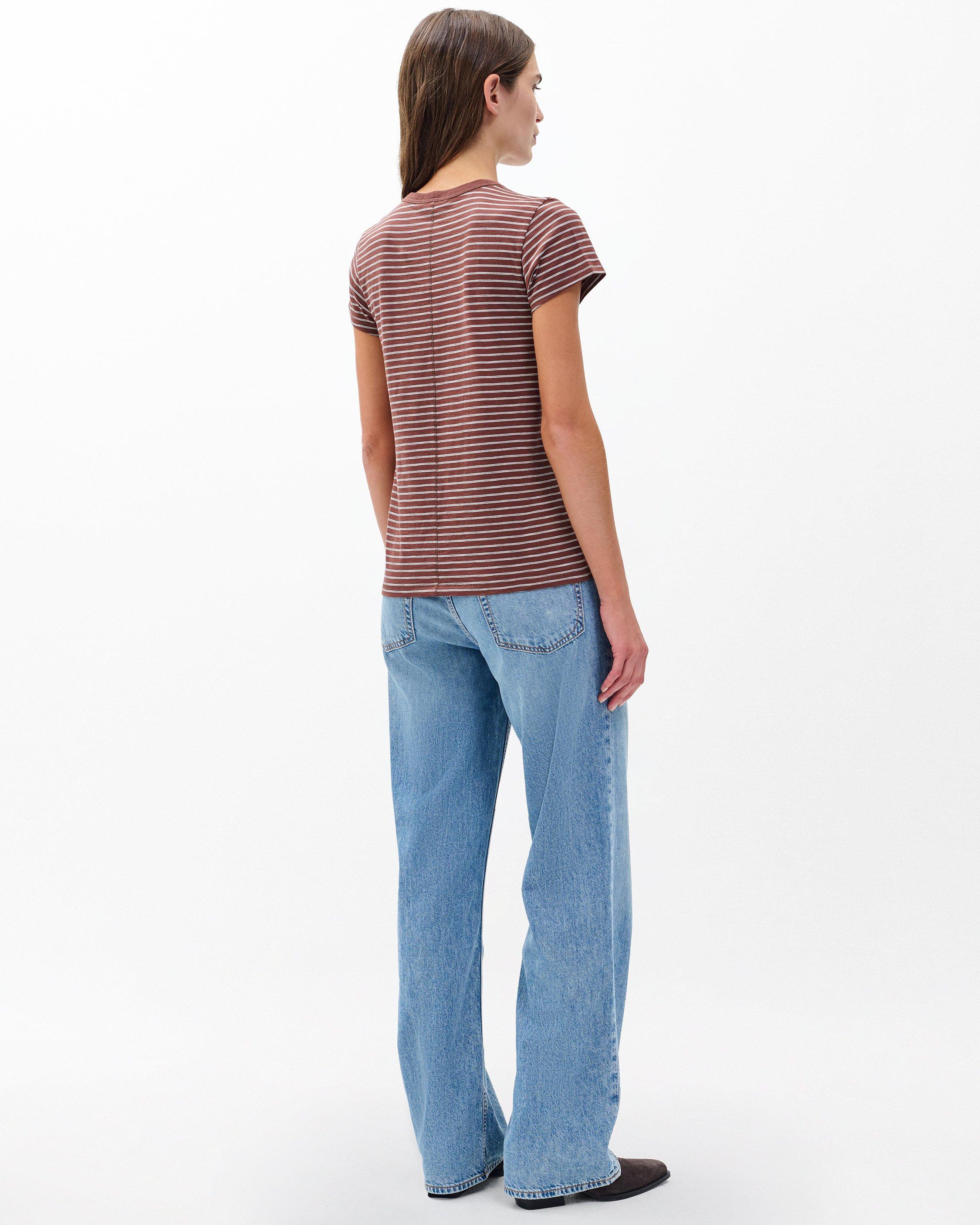 The Slub Striped Tee image number 5
