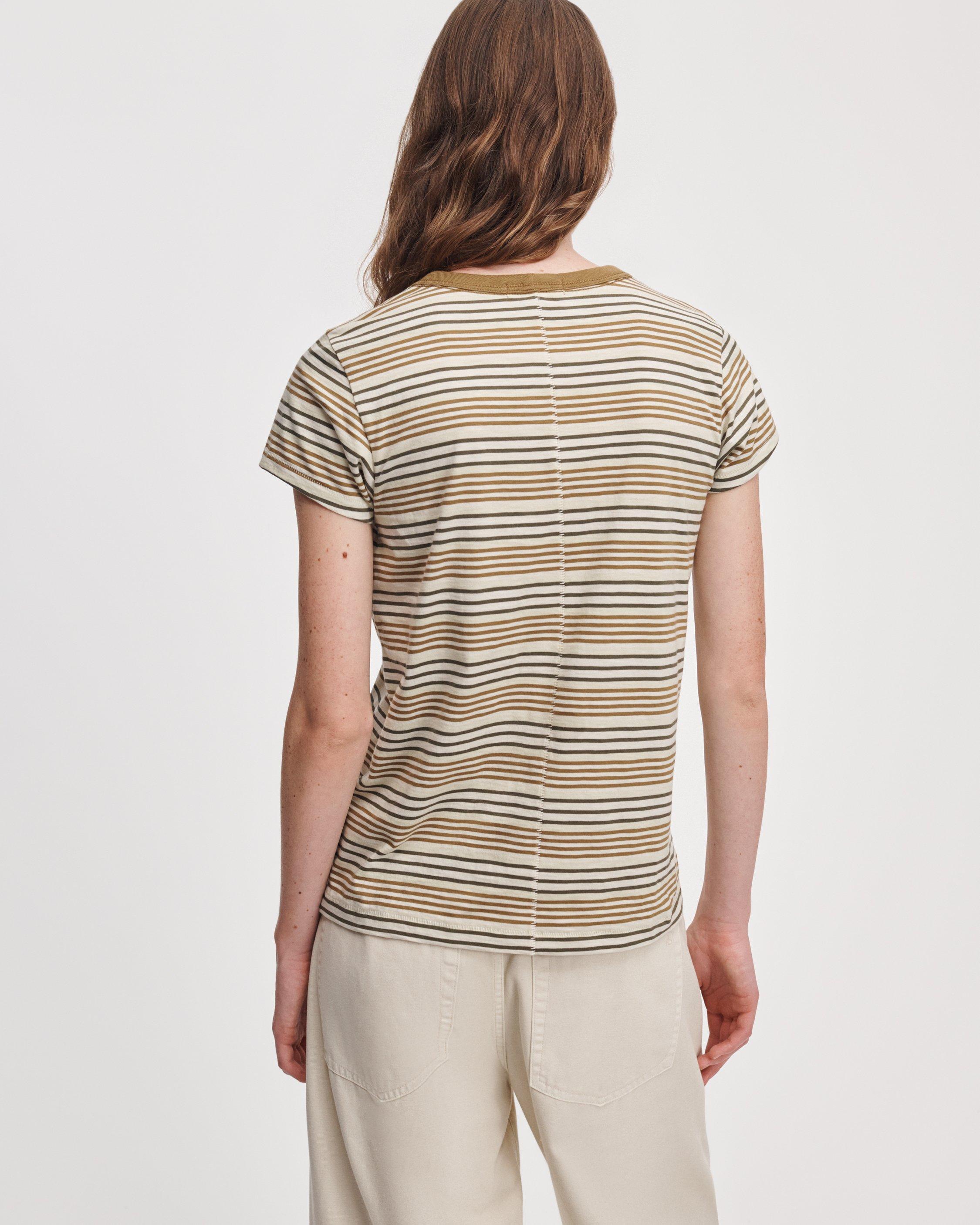 The Slub Striped Tee image number 5