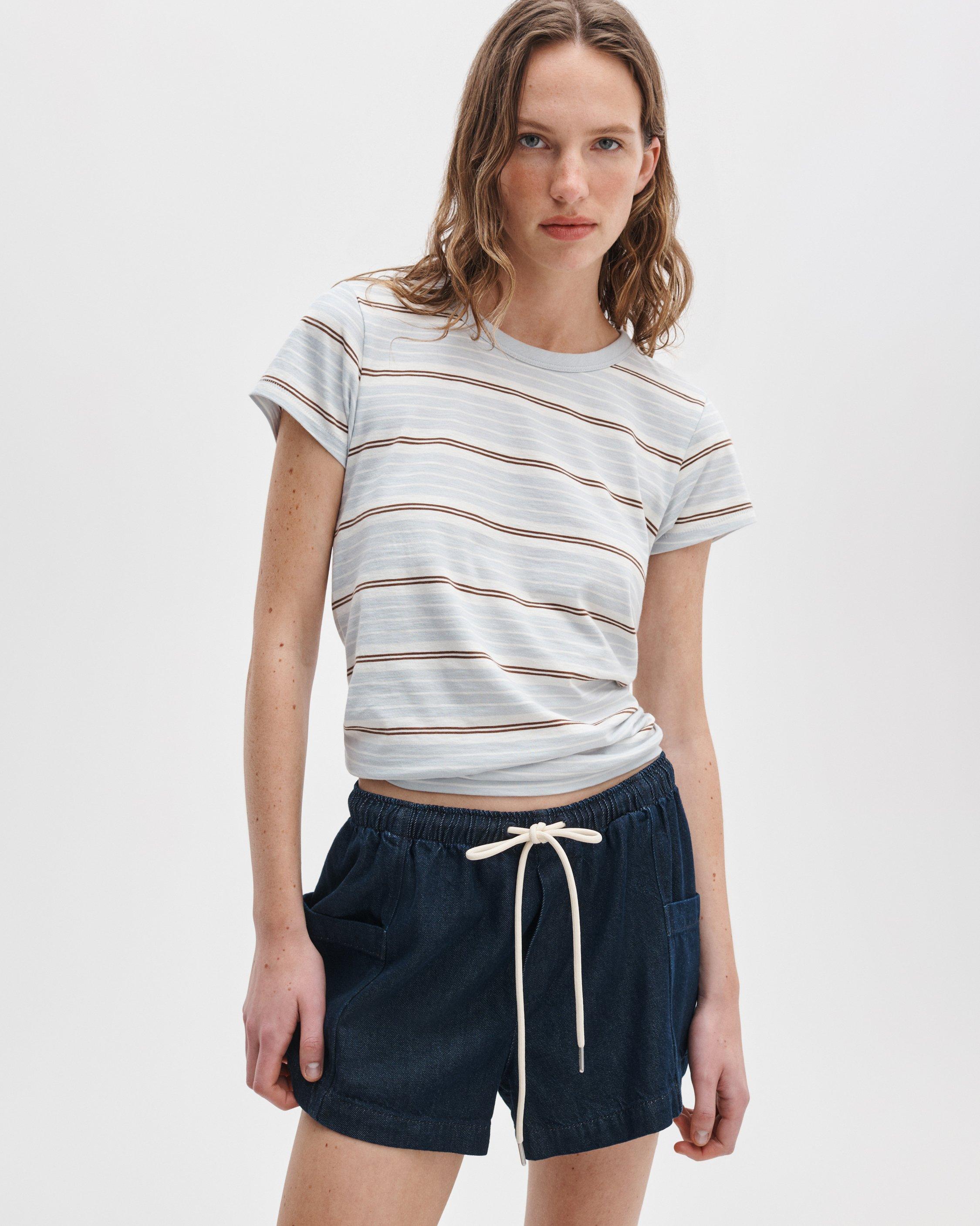 The Slub Striped Tee image number 1