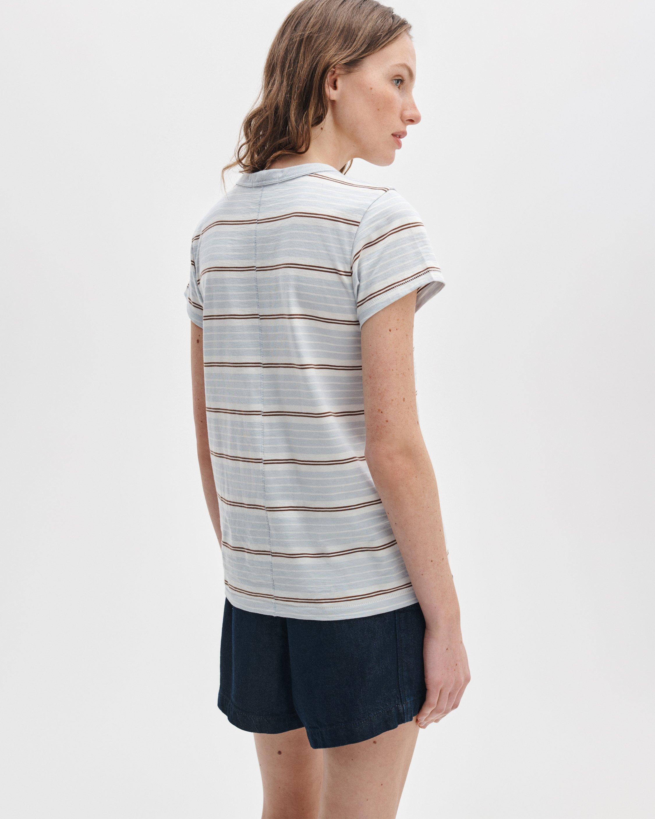 The Slub Striped Tee image number 5