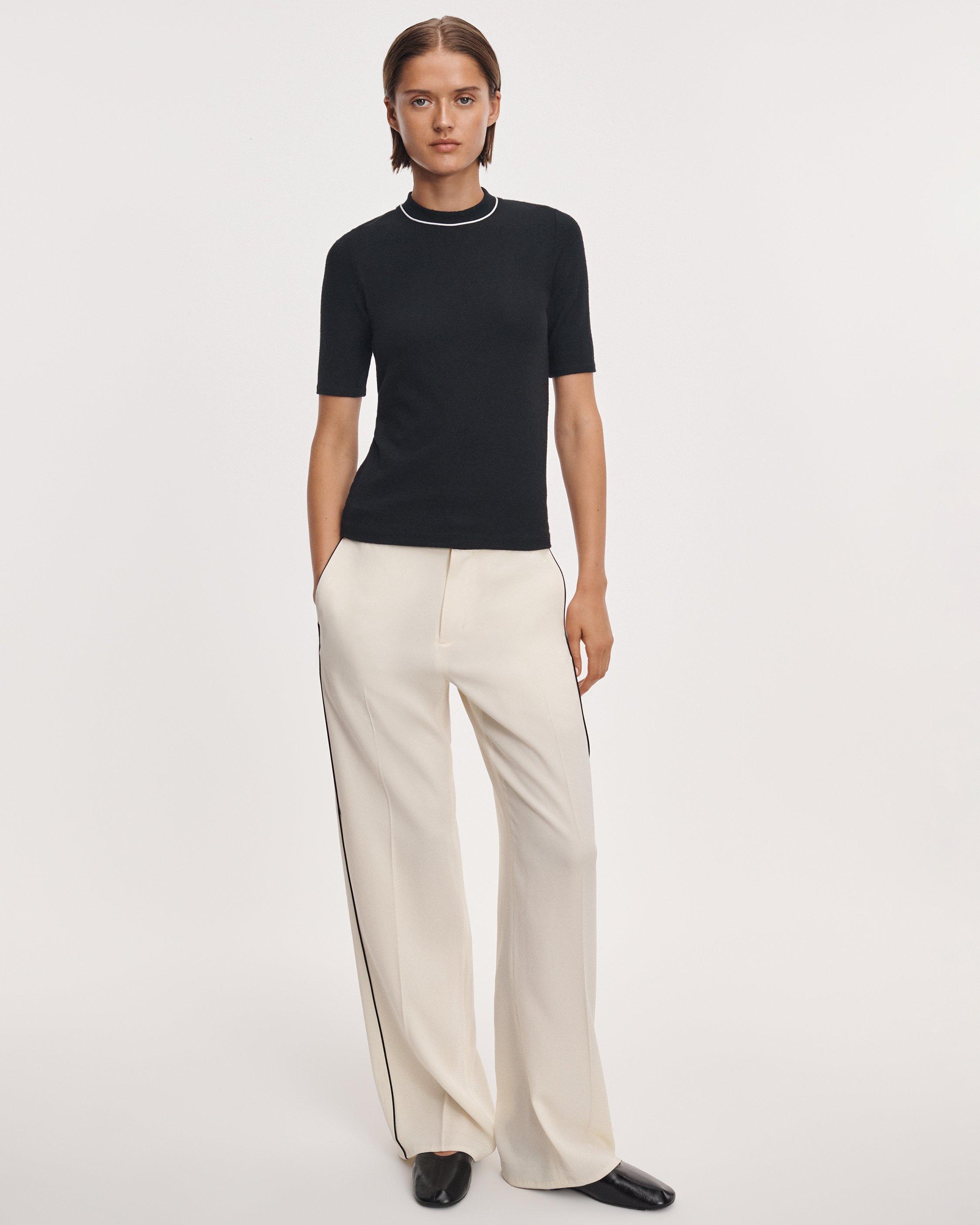 The Knit Brushed Tee image number 3