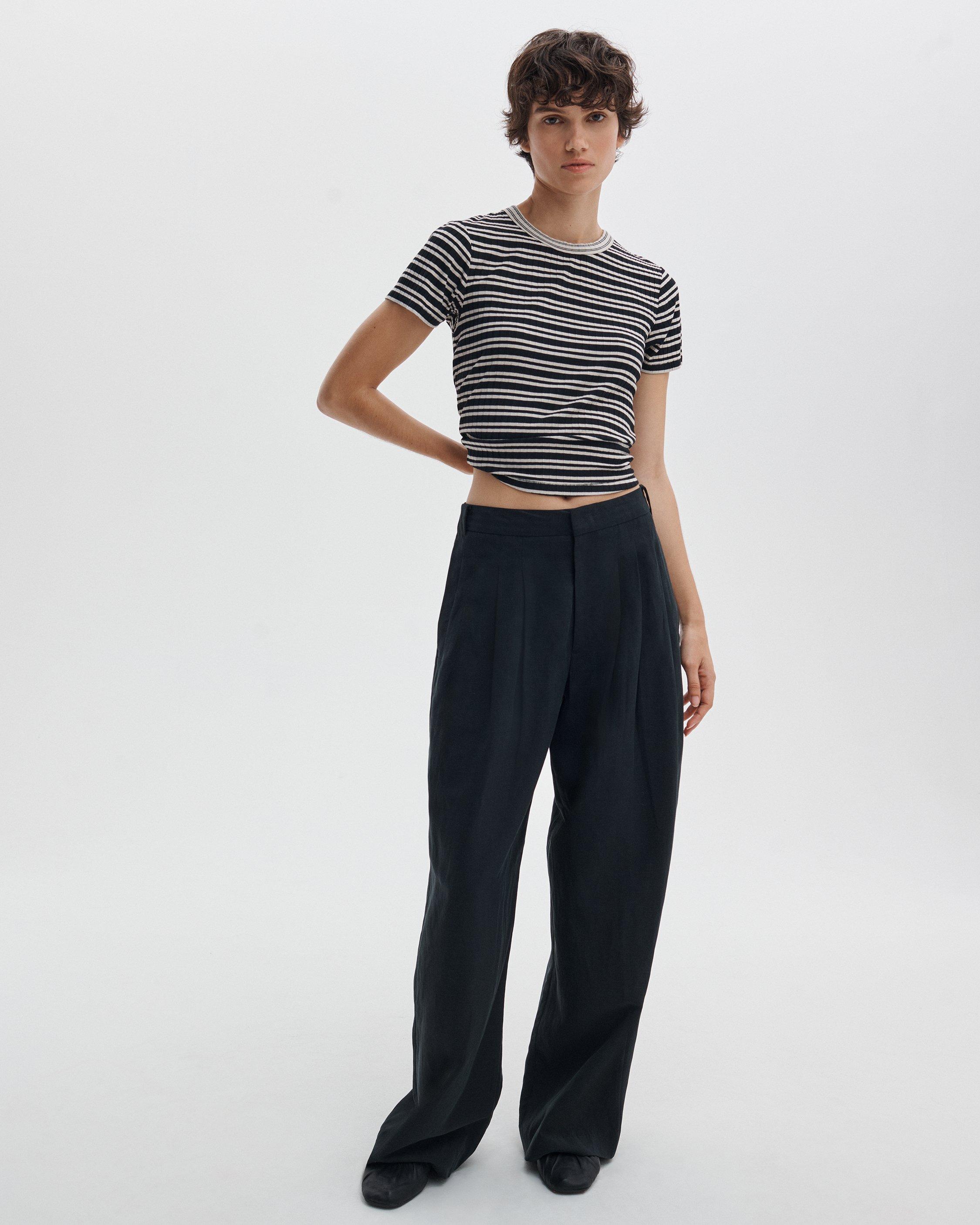Luca Contrast Striped Tee - image 3