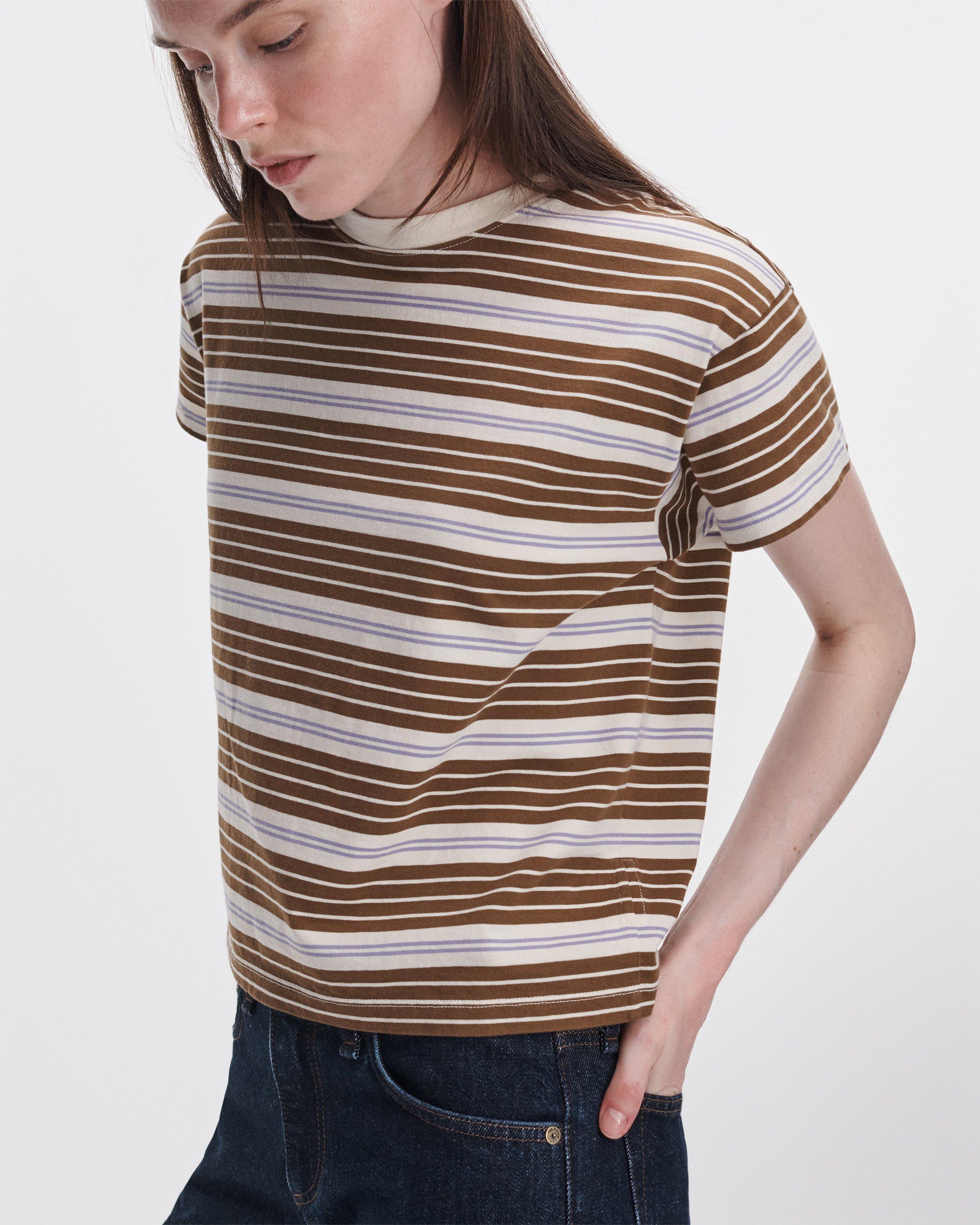 Kelly Boxy Striped Tee image number 4