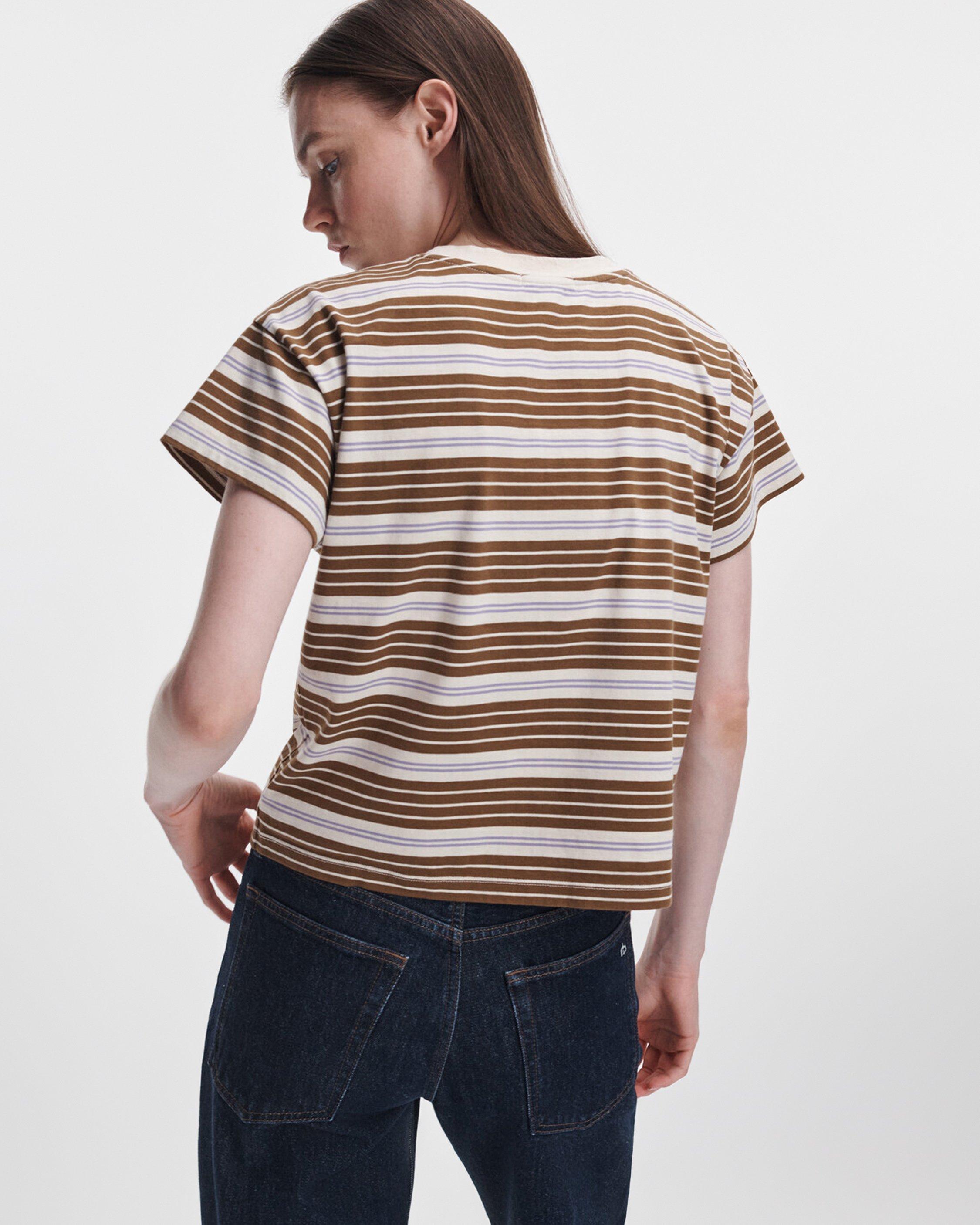 Kelly Boxy Striped Tee image number 5