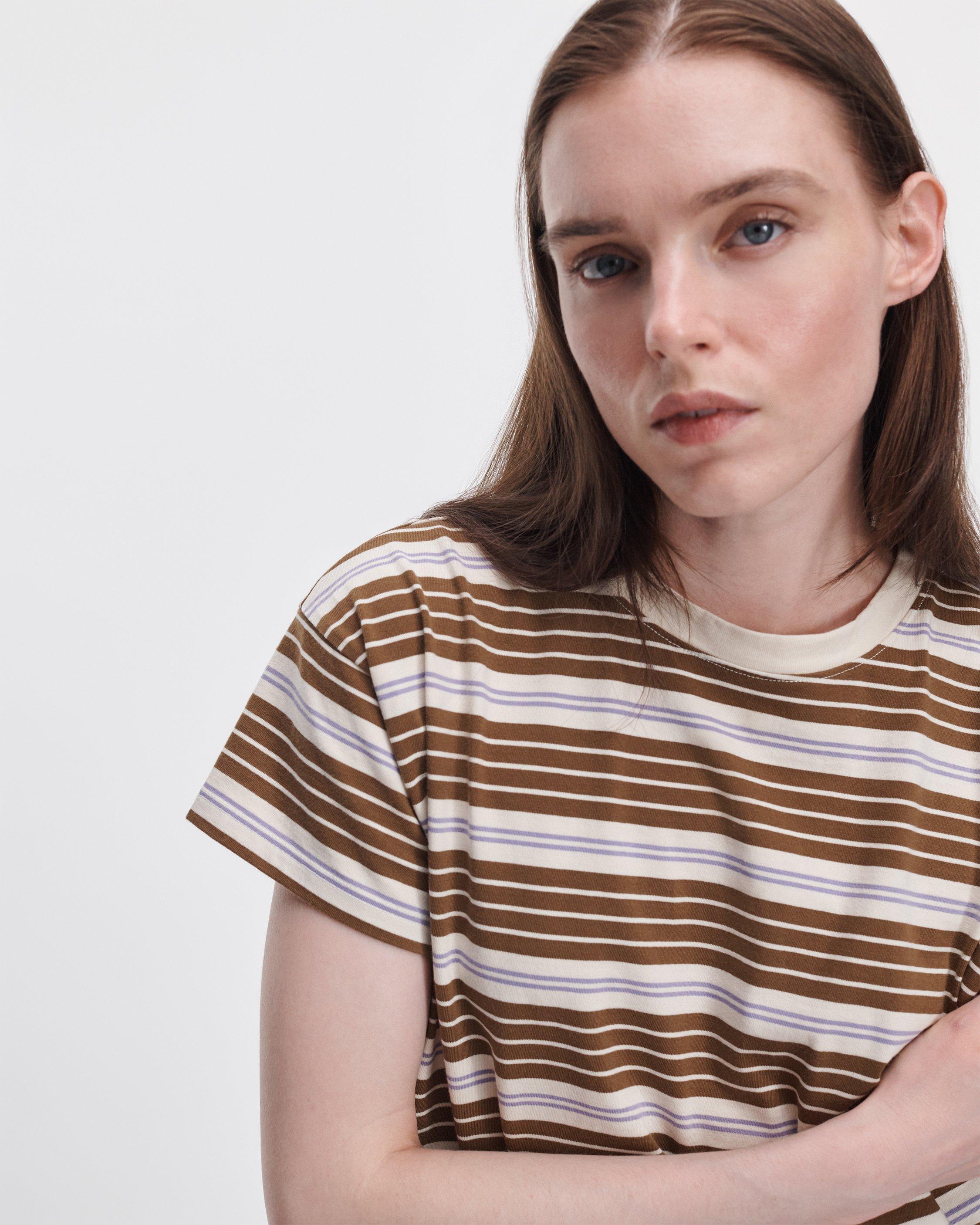 Kelly Boxy Striped Tee image number 6