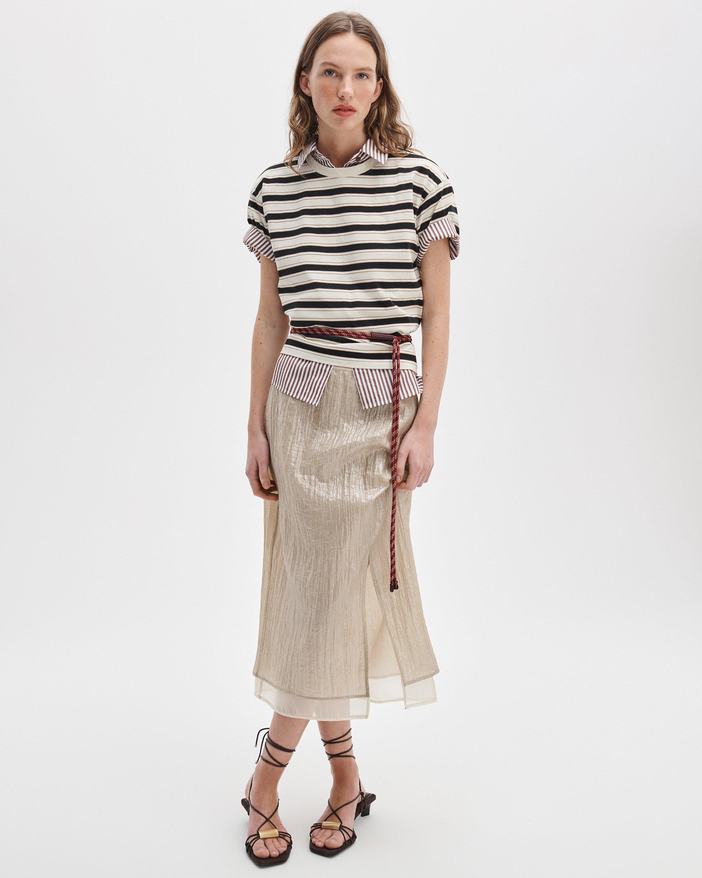 Kelly Boxy Striped Tee image number 3