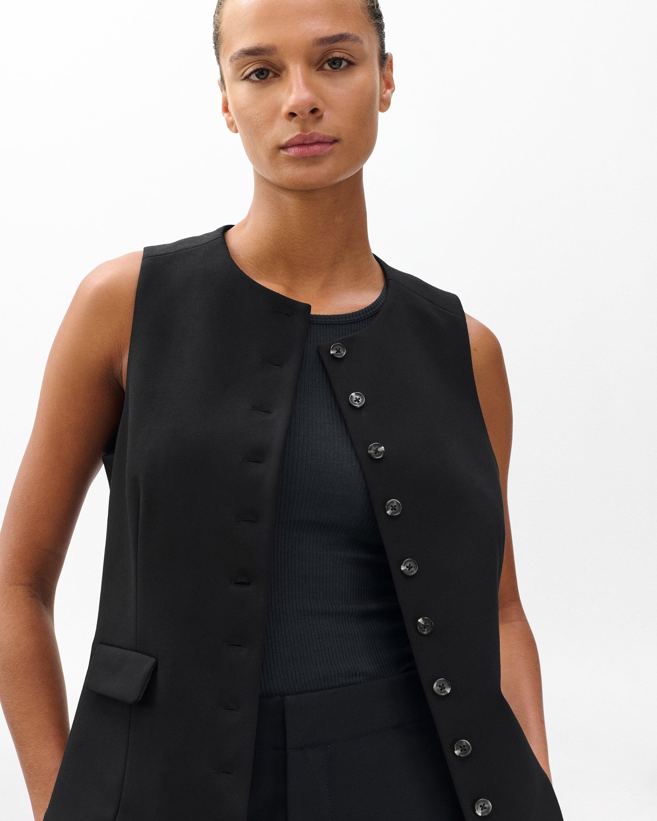 Irina Long Vest image number 4