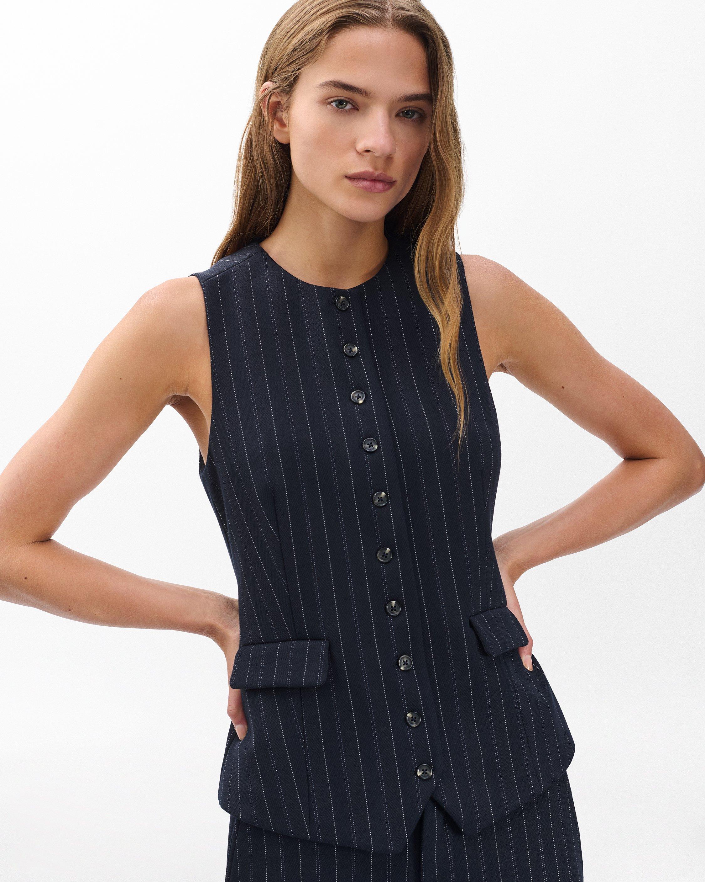 Irina Long Vest image number 1