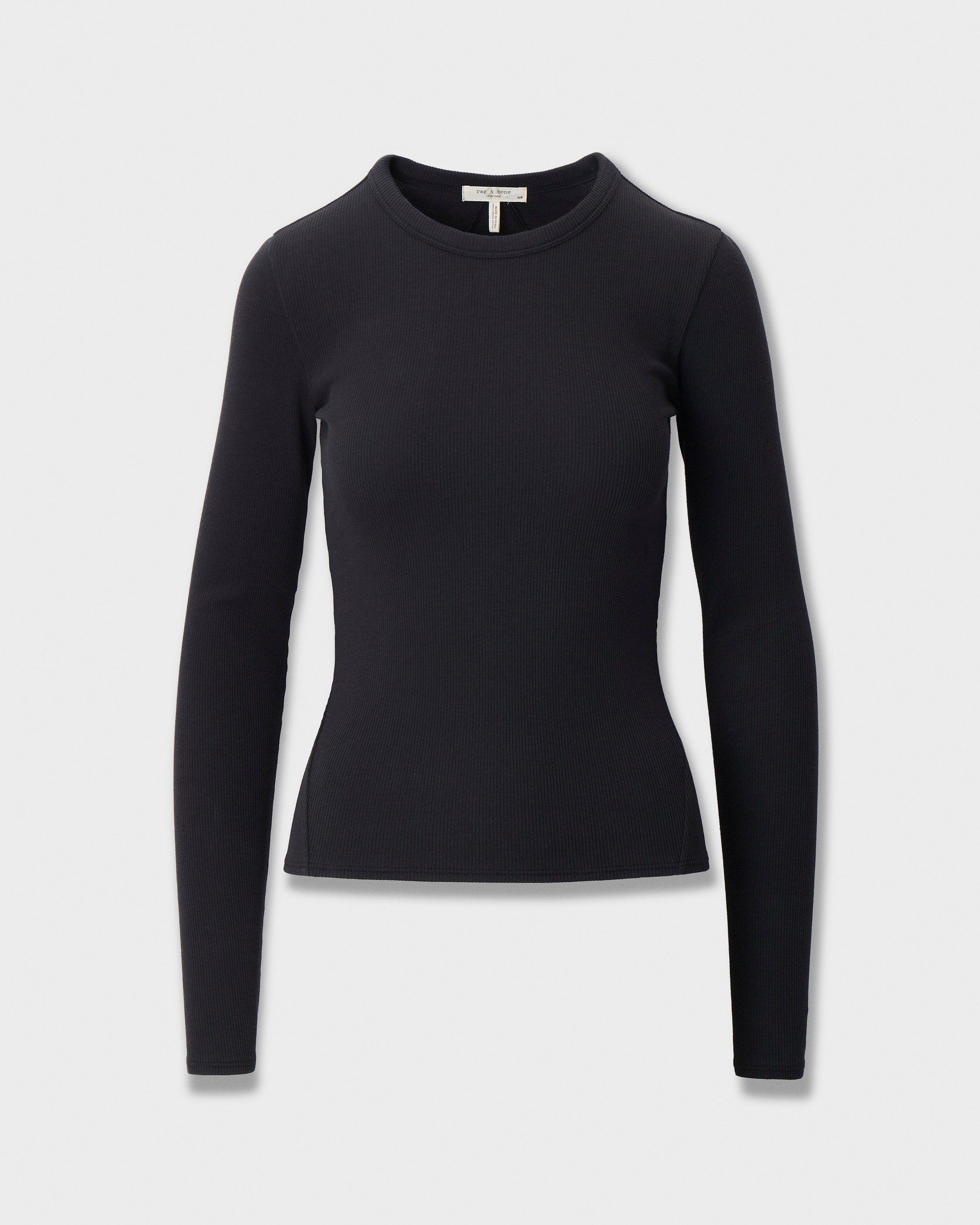 The Essential Ribbed Long-Sleeve Tee image number 2