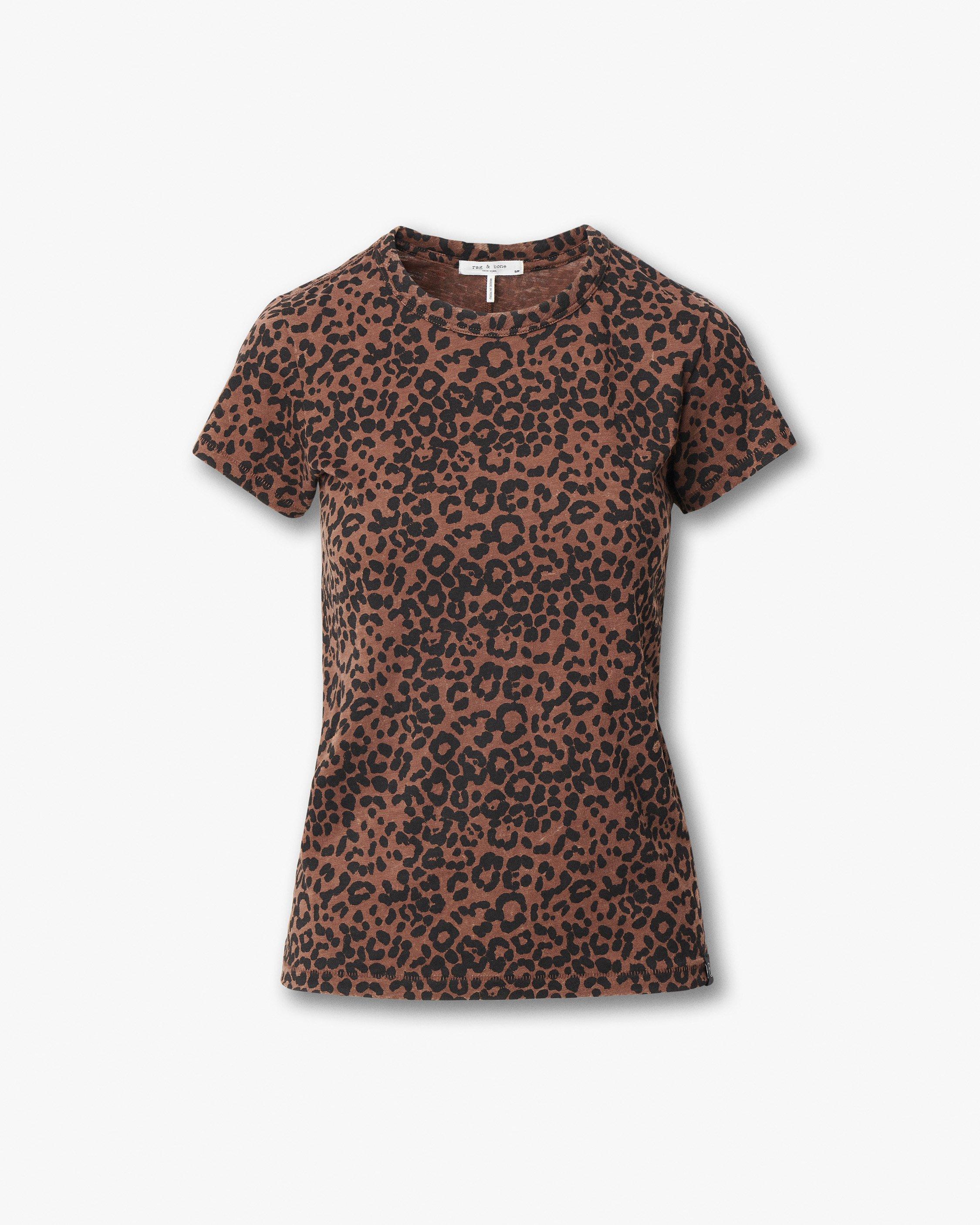 Leopard-Print Cotton Tee image number 2