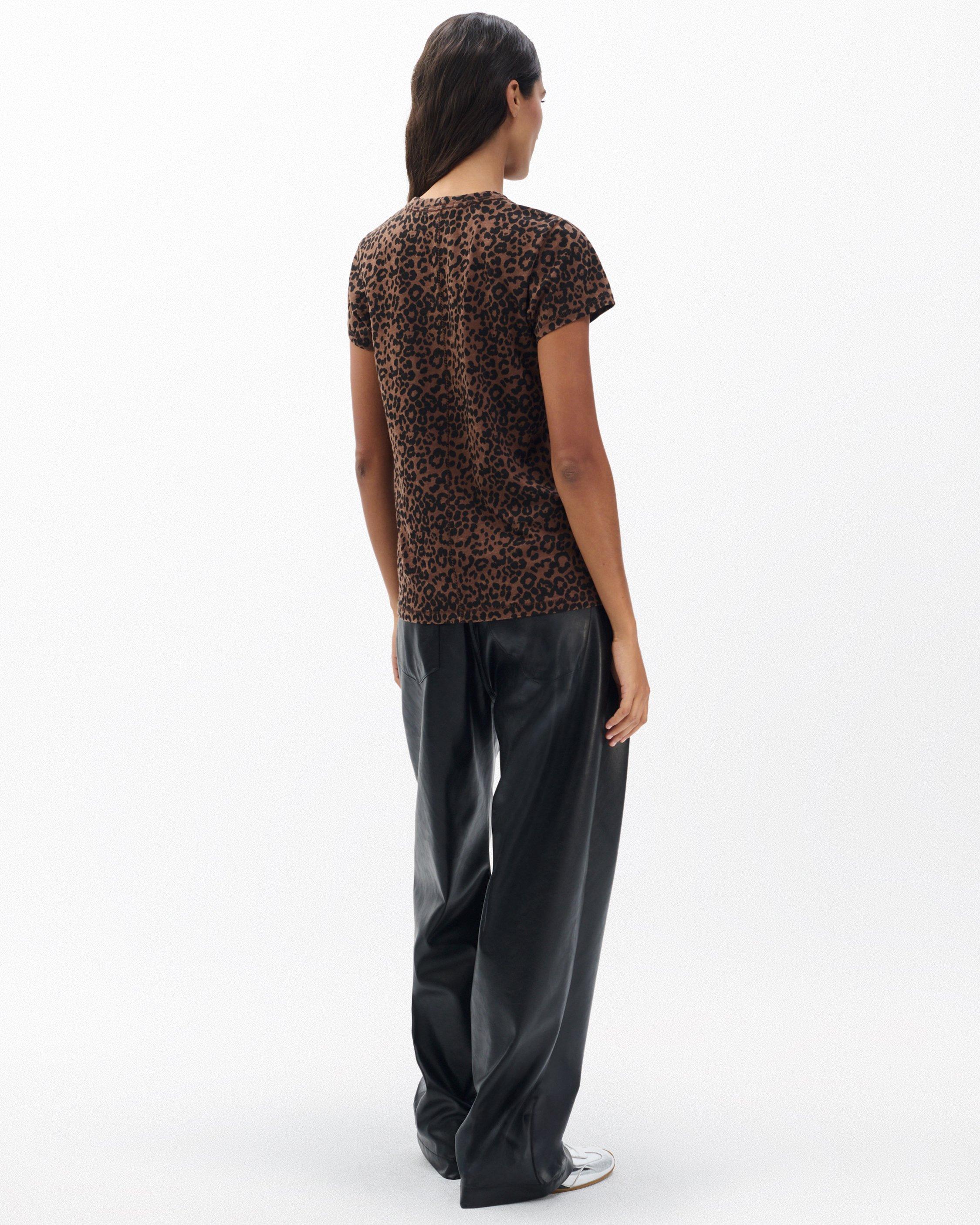 Leopard-Print Cotton Tee image number 5