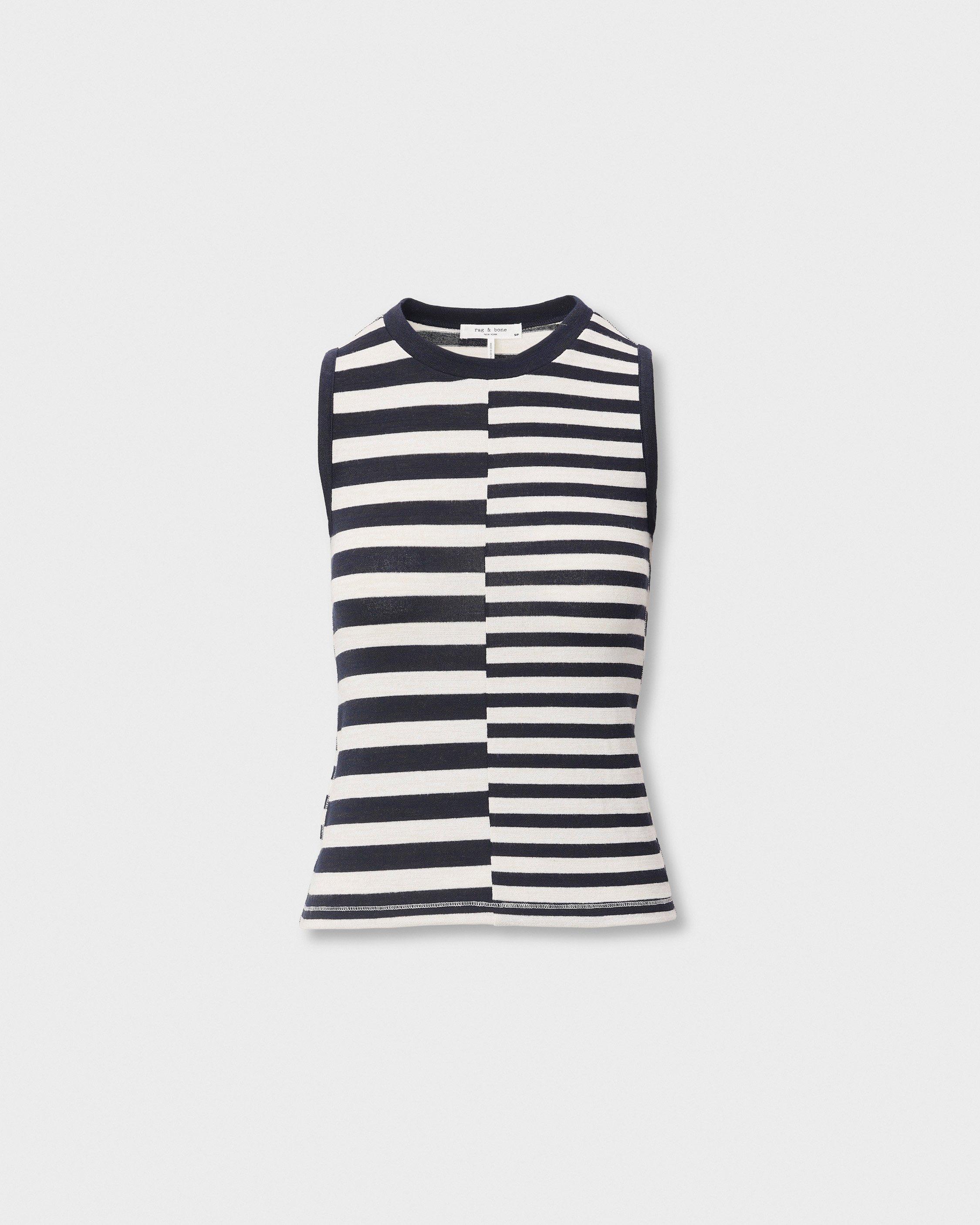The Knit Mix Striped Tank image number 2