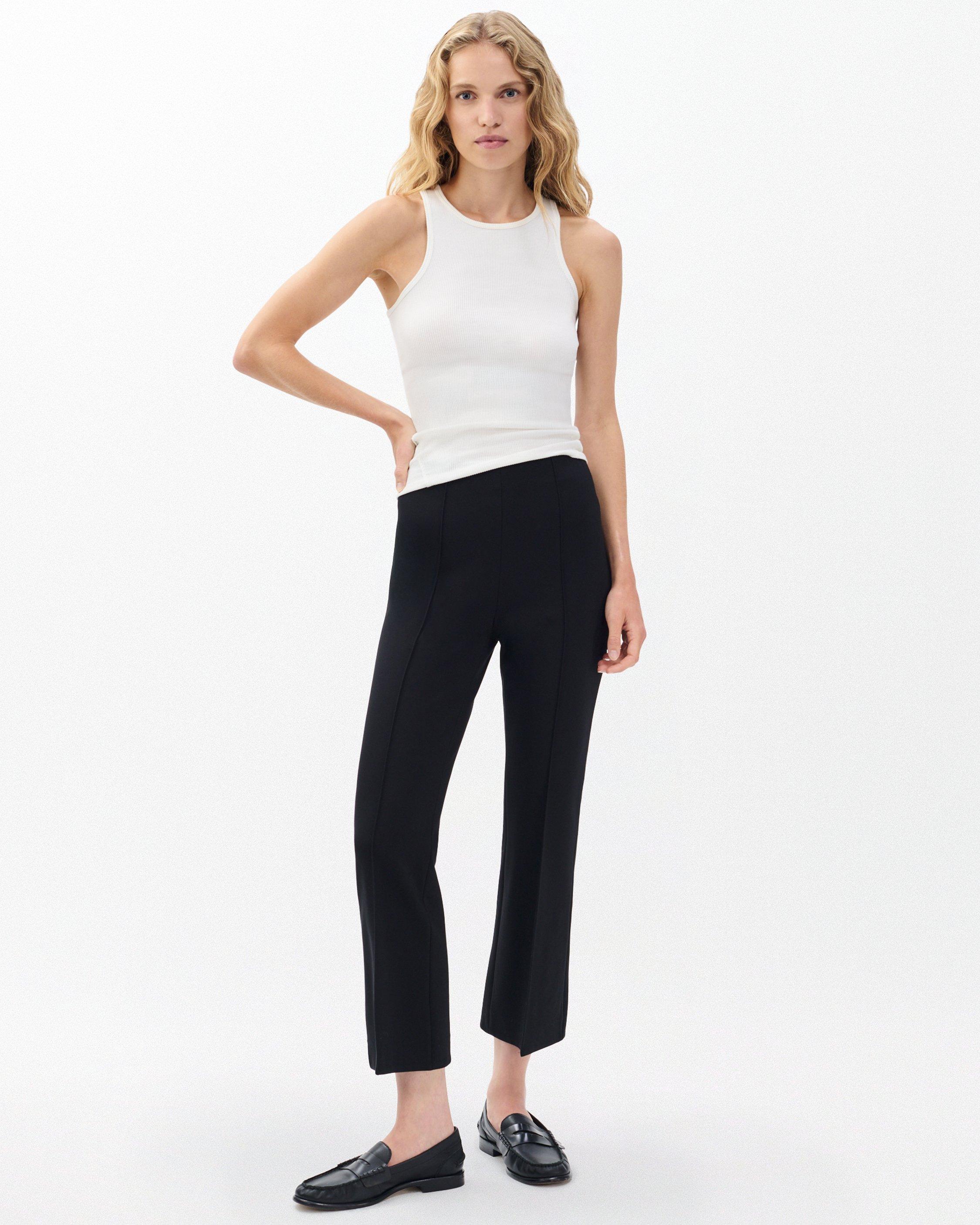 rag & bone Women's Irina Ponte Kick Flare Pants - Coffee - Size Small