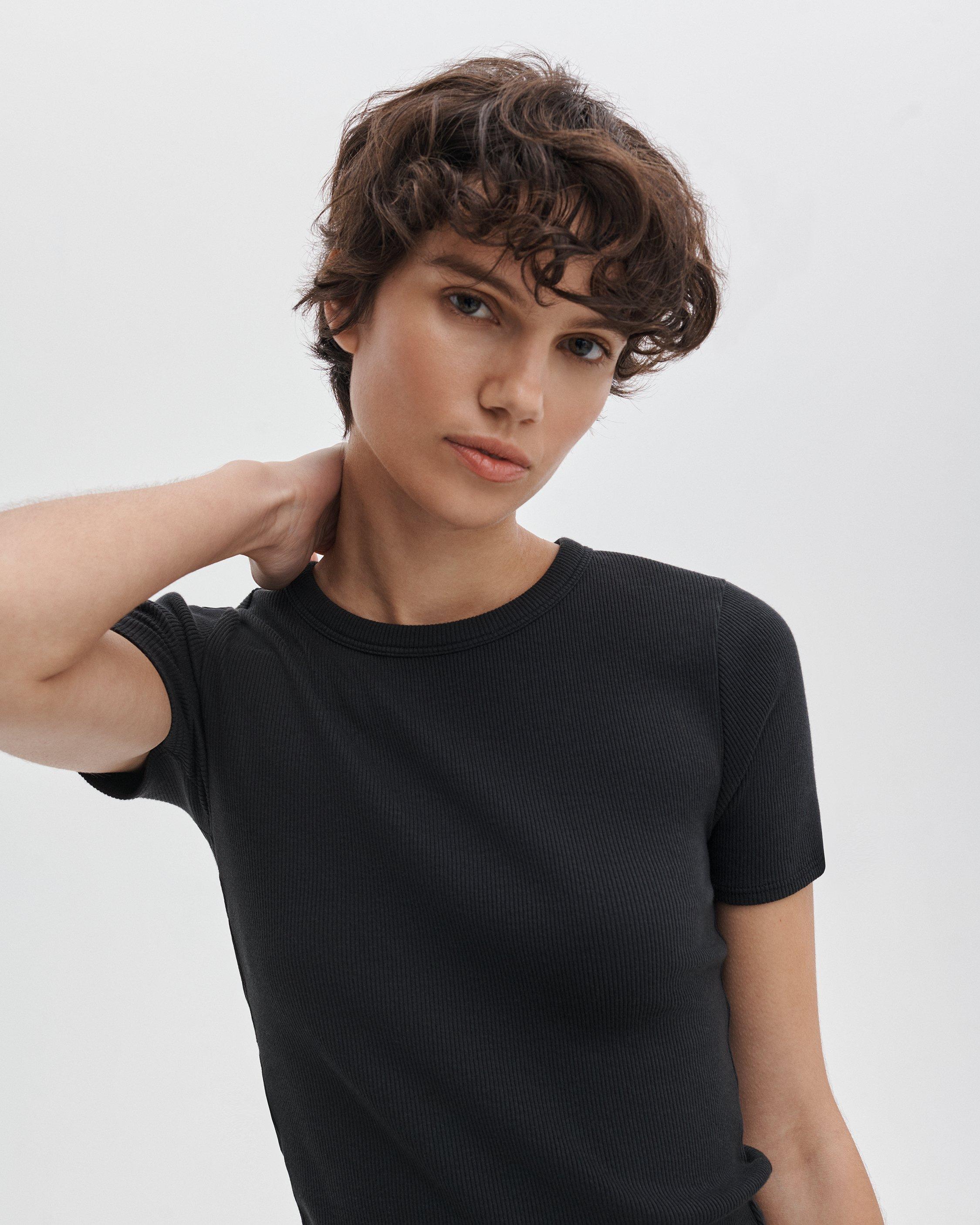 The Essential Ribbed Tee image number 4