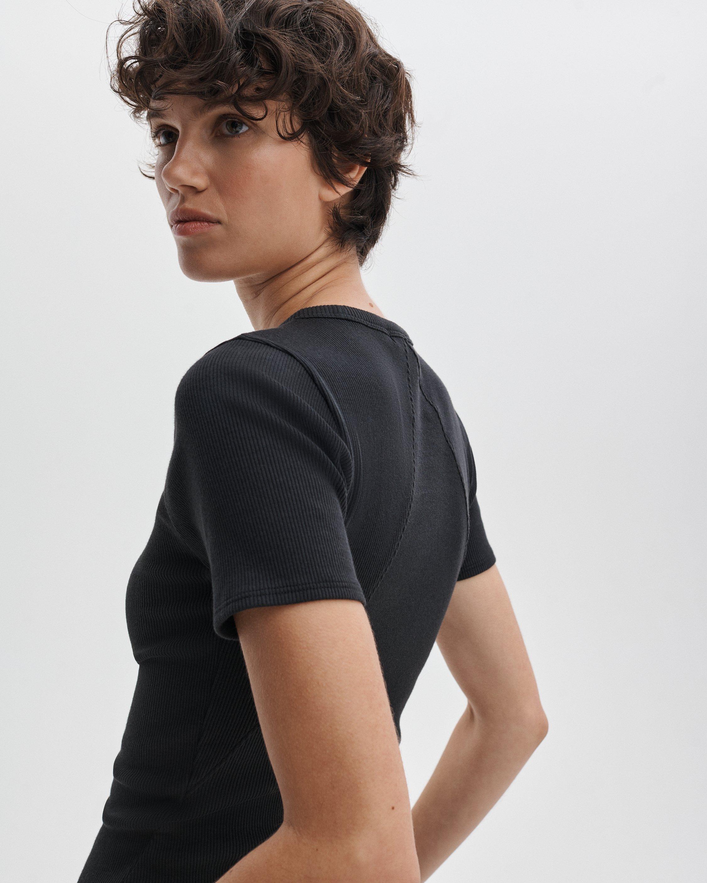 The Essential Ribbed Tee image number 5