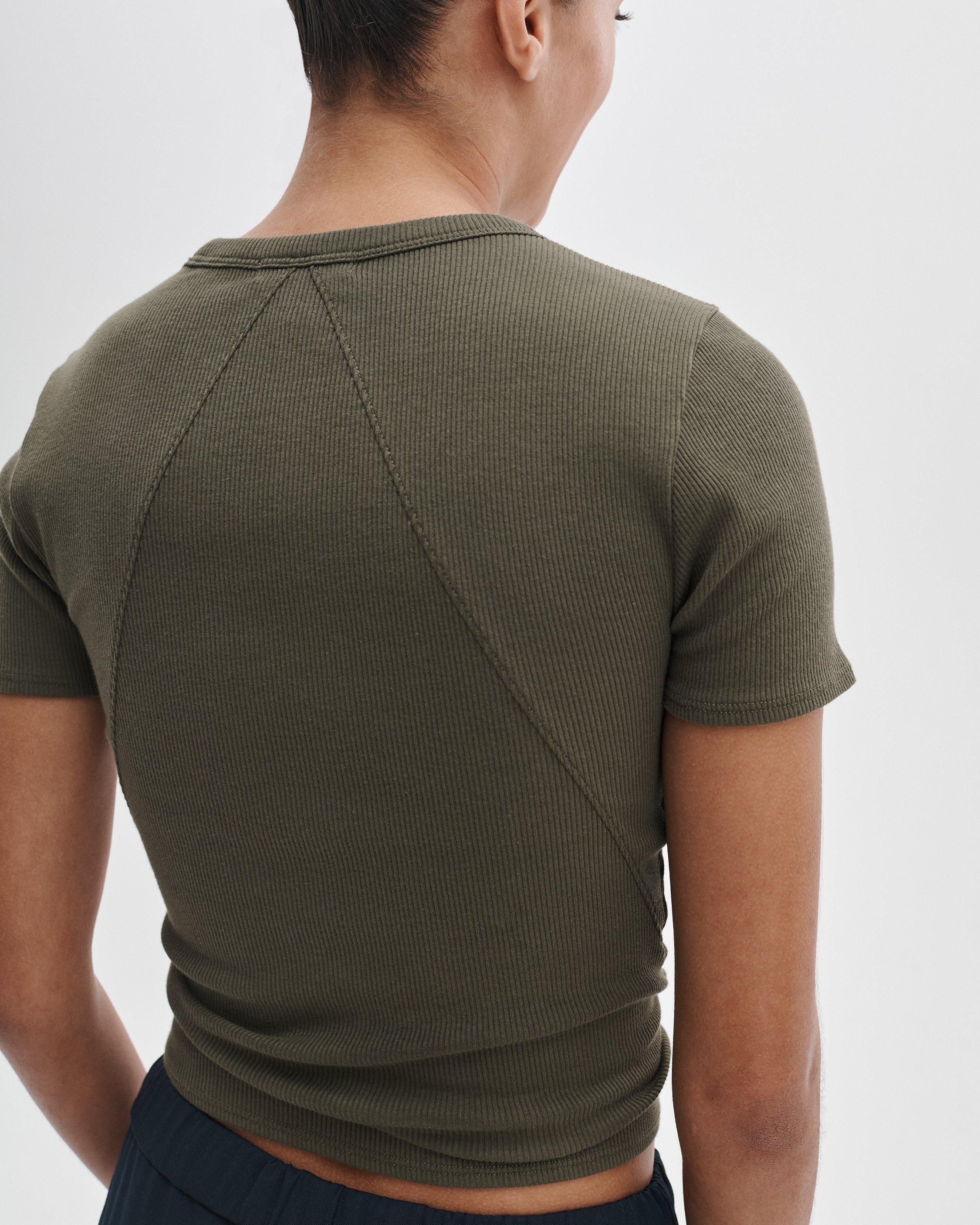 The Essential Ribbed Tee image number 4