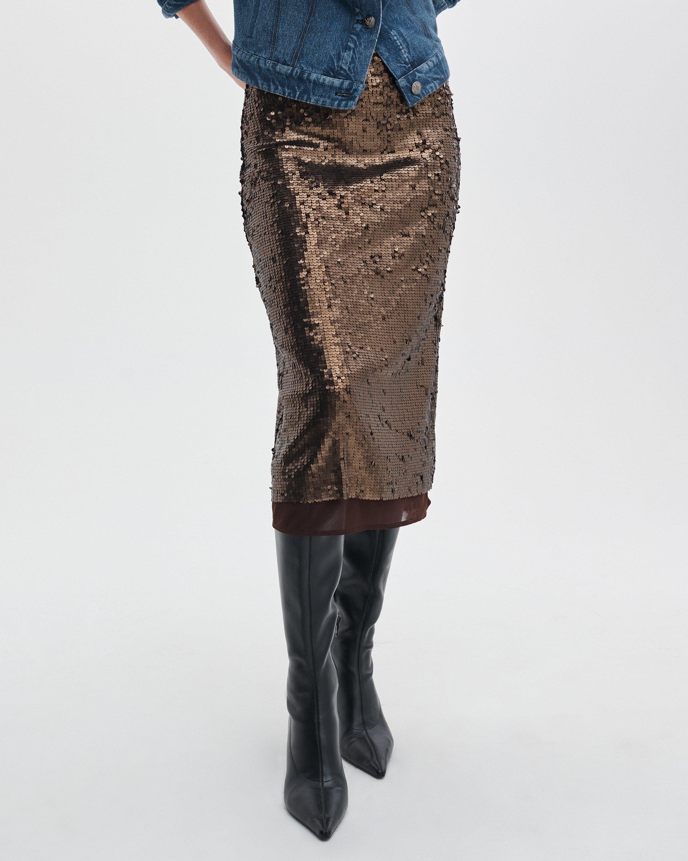 Lucy Sequined Skirt - image 3