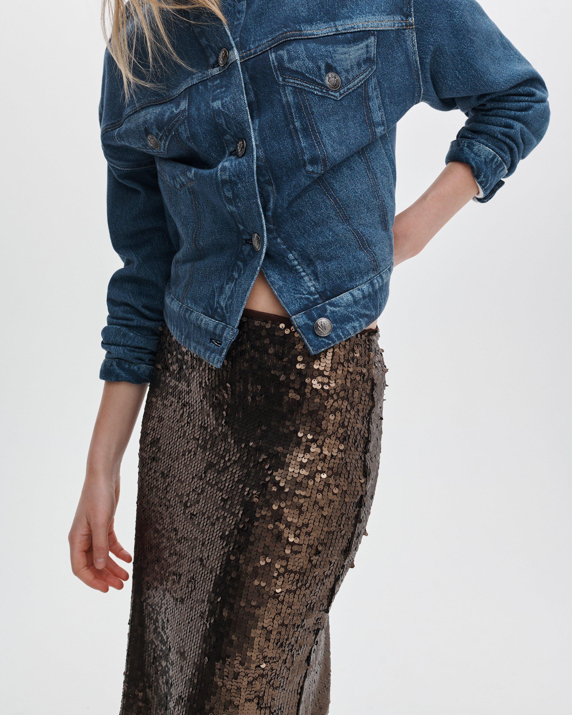 Lucy Sequined Skirt - image 4
