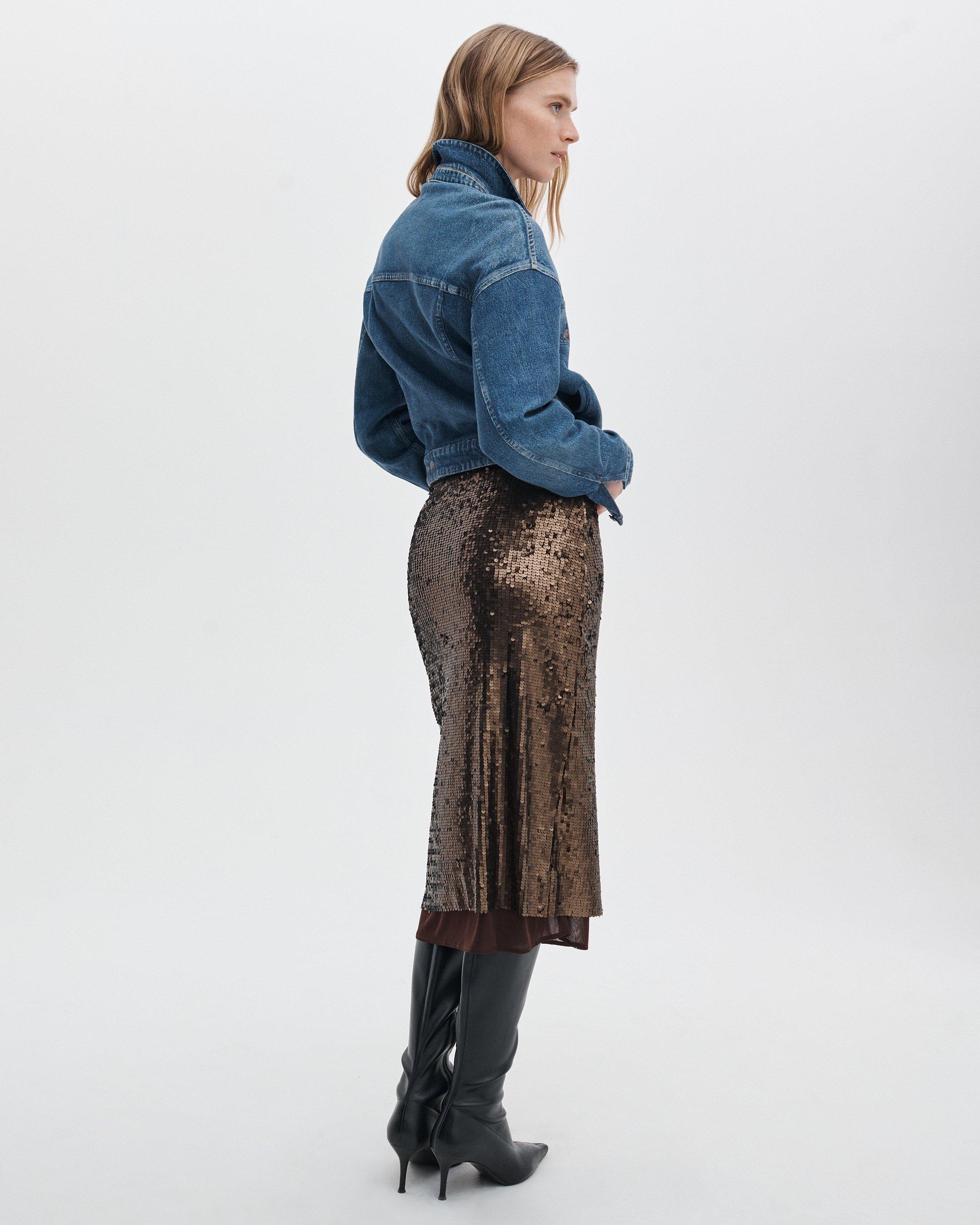 Lucy Sequined Skirt - image 5