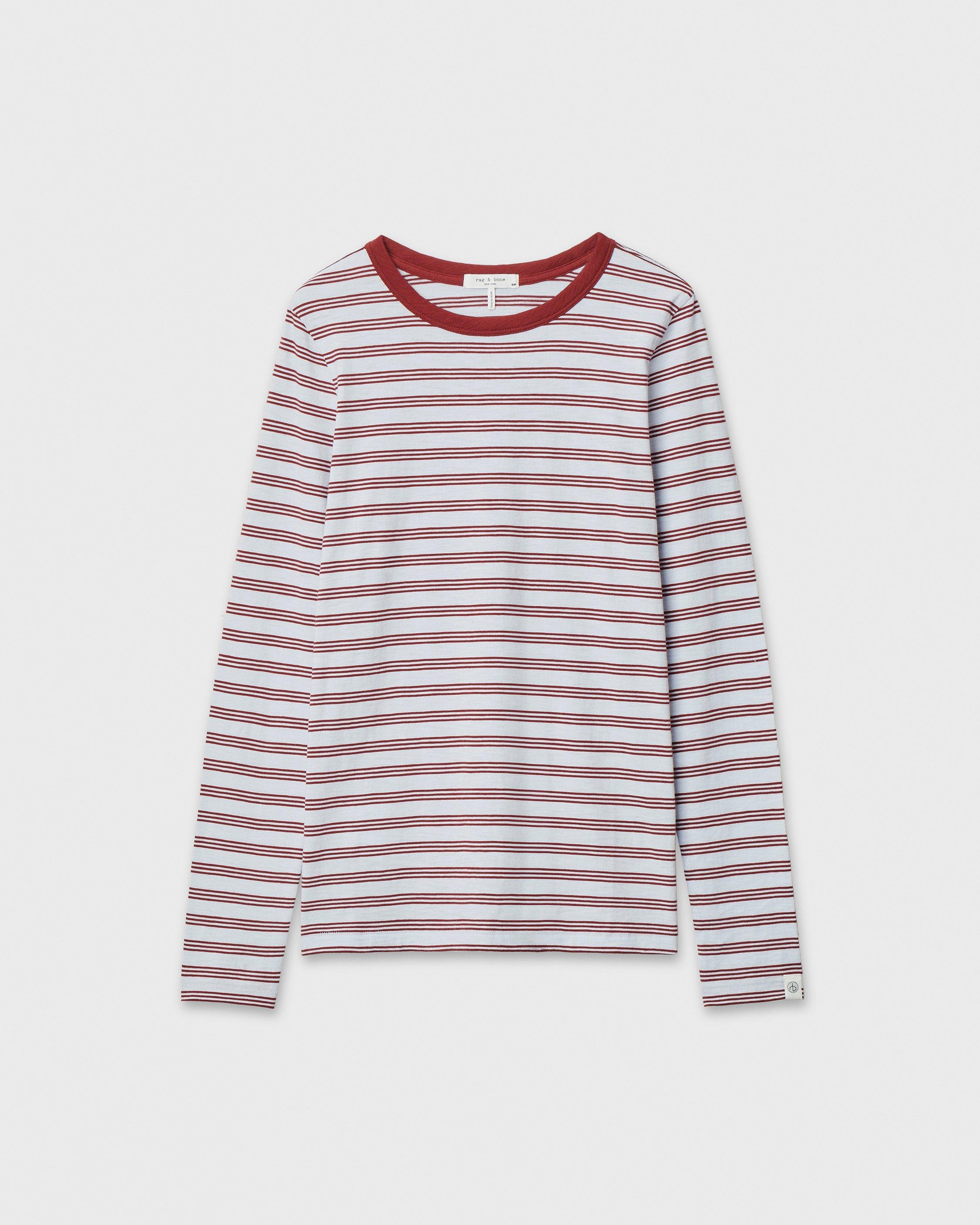The Slub Striped Long-Sleeve Tee image number 2