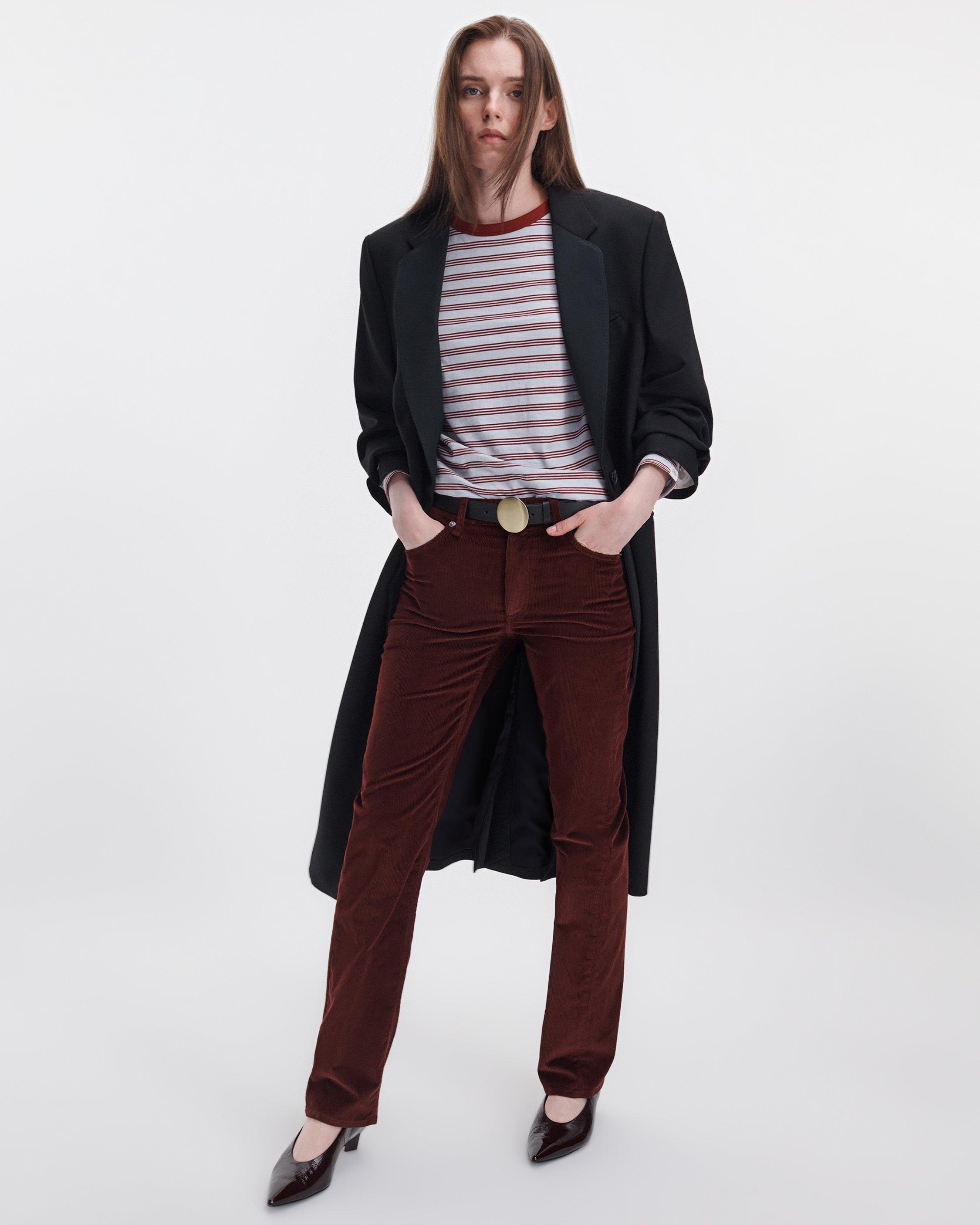 The Slub Striped Long-Sleeve Tee image number 3