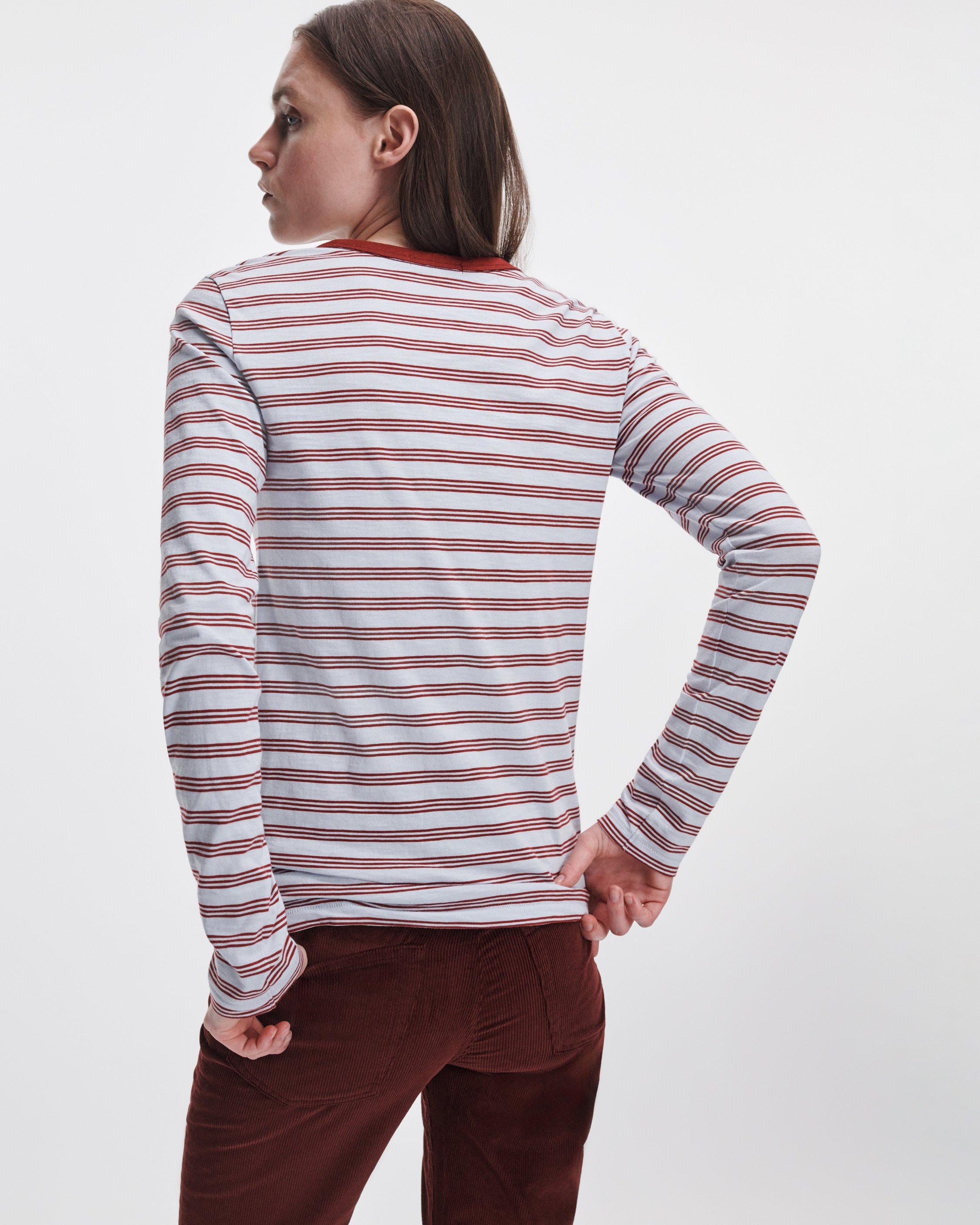 The Slub Striped Long-Sleeve Tee image number 5