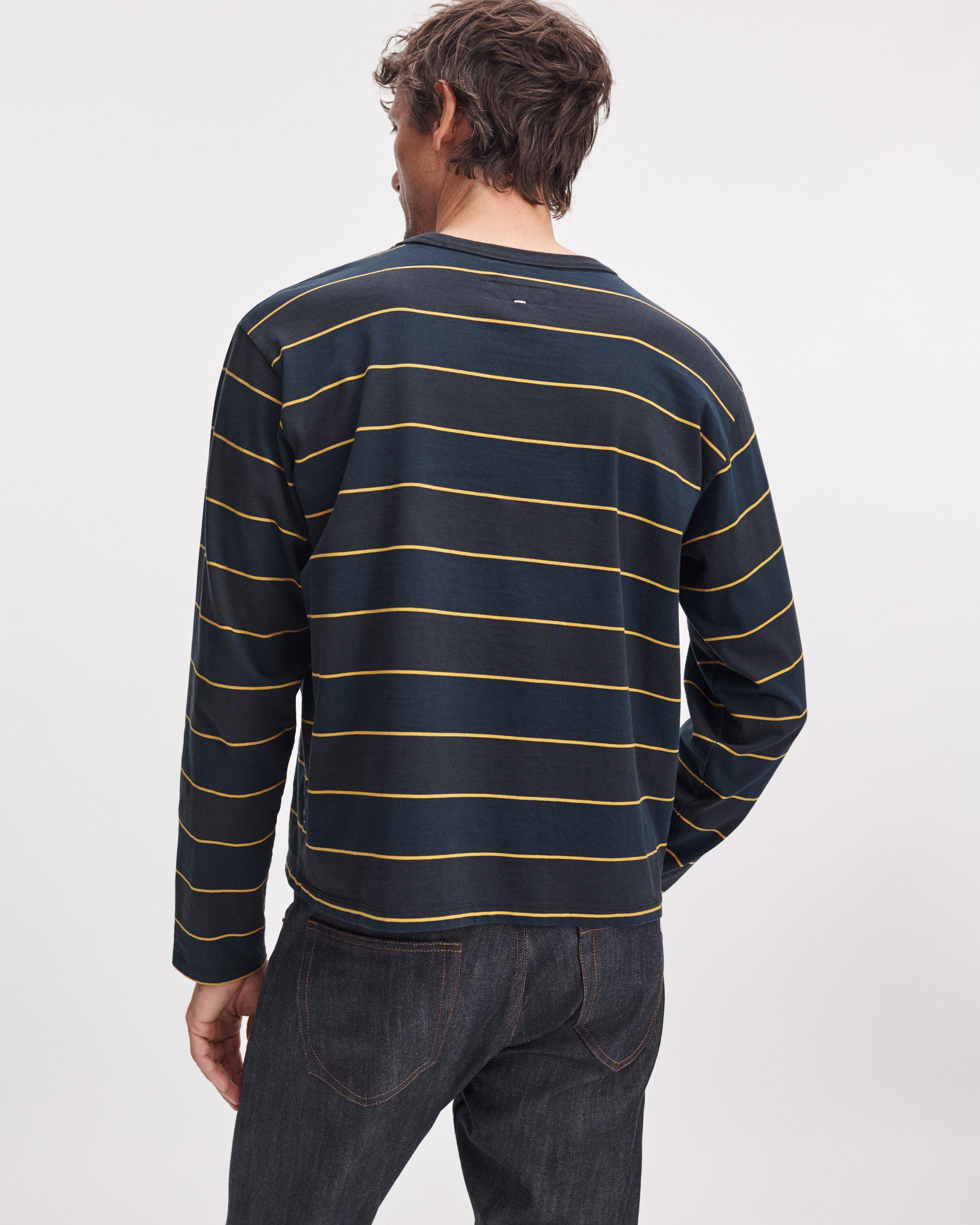 Striped Boxy Long-Sleeve Tee image number 5