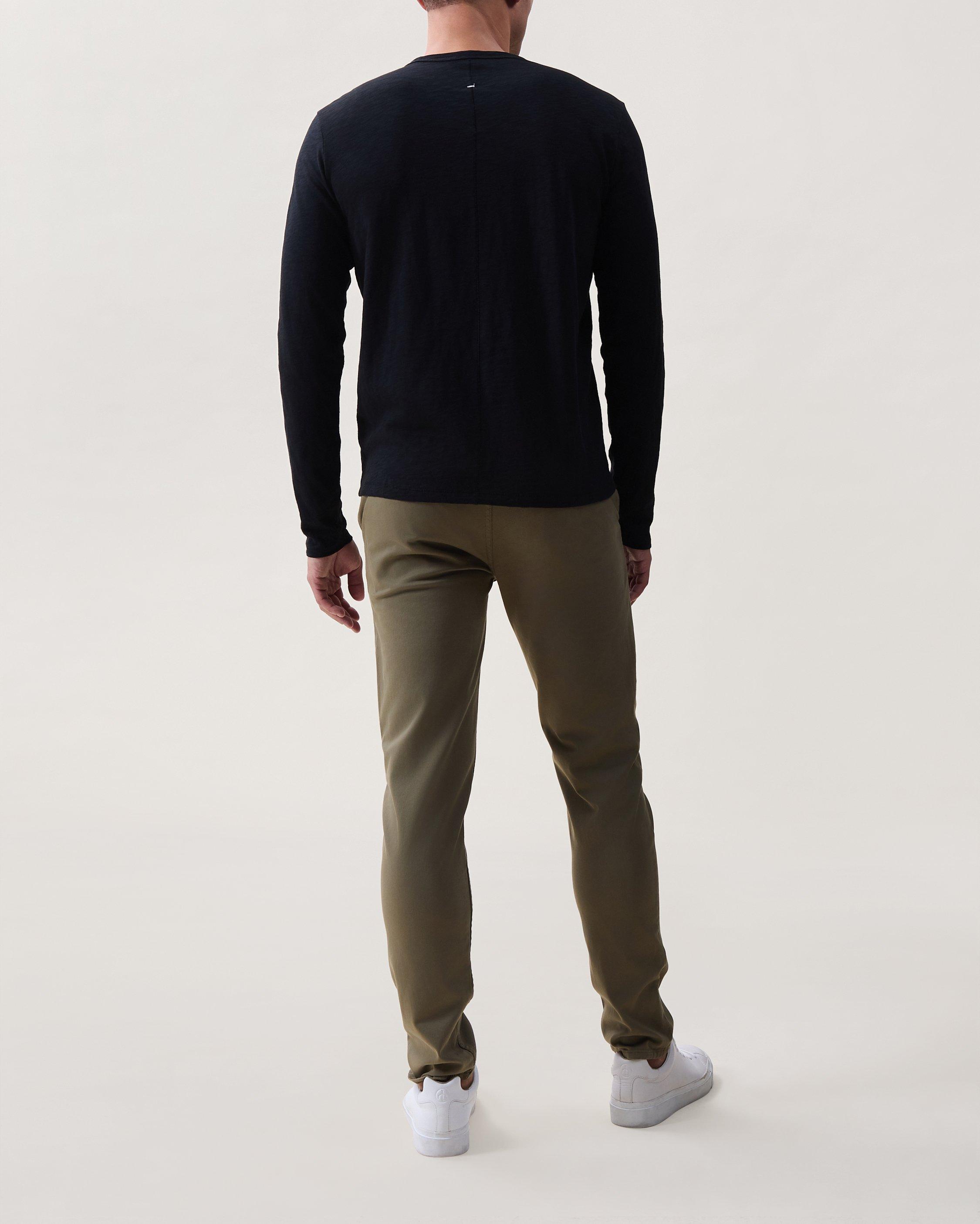 Classic Slub Cotton Long-Sleeve Tee image number 2