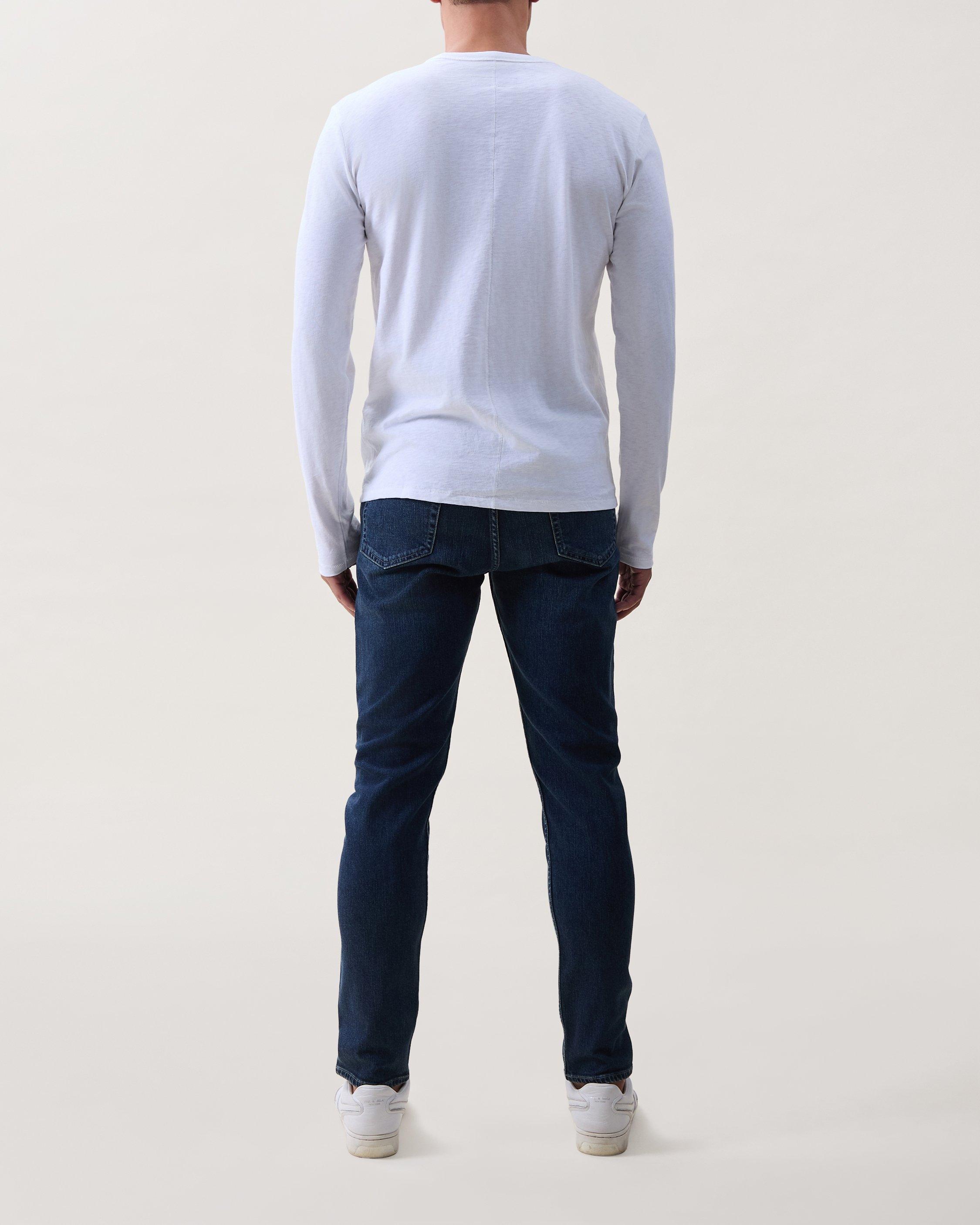 Classic Slub Cotton Long-Sleeve Tee image number 2