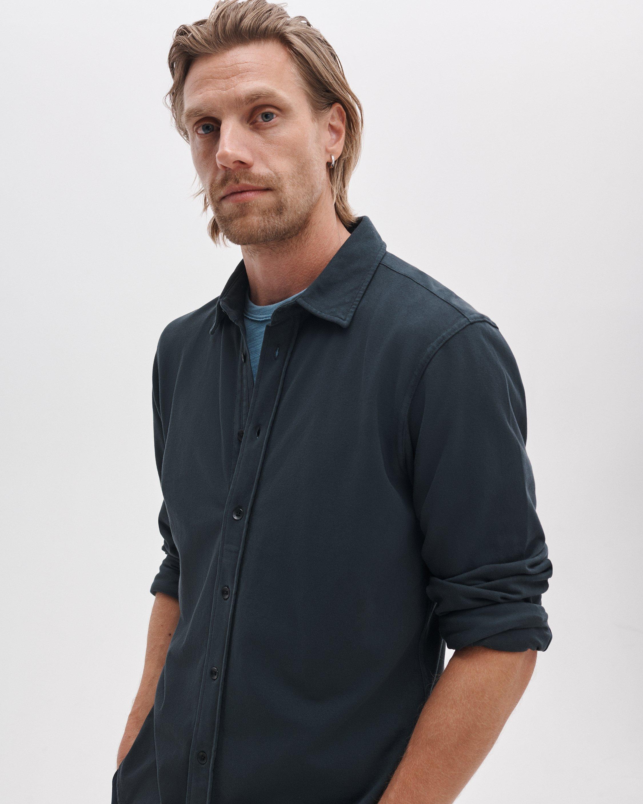 Tomlin Knit Cotton Shirt image number 2