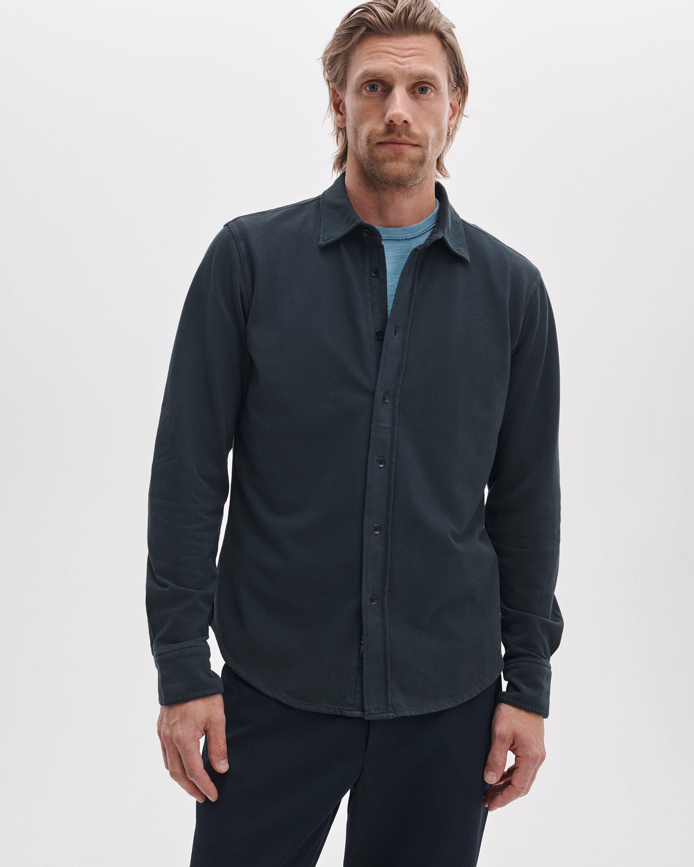 Tomlin Knit Cotton Shirt image number 4