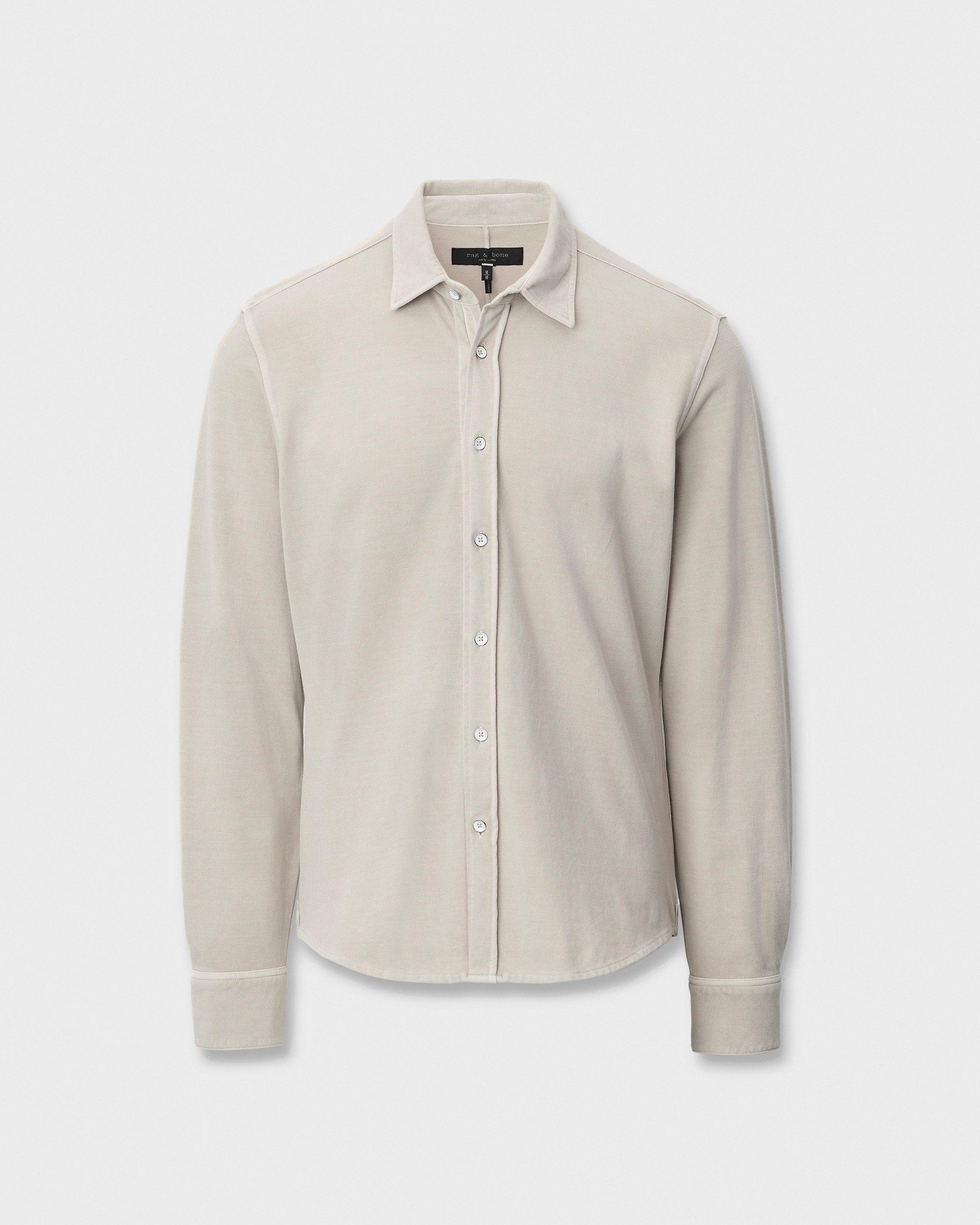 Tomlin Knit Cotton Shirt image number 1