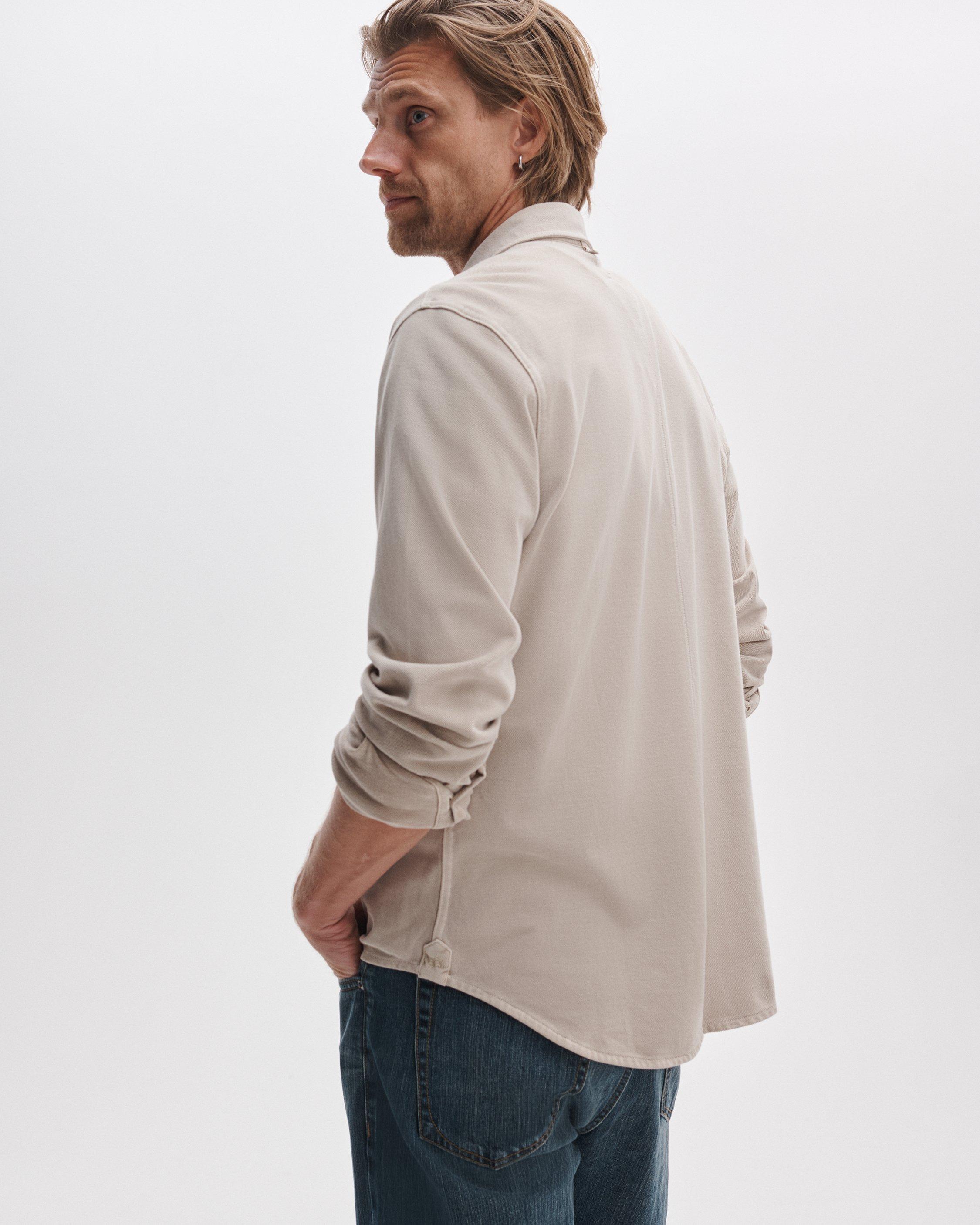 Tomlin Knit Cotton Shirt image number 6