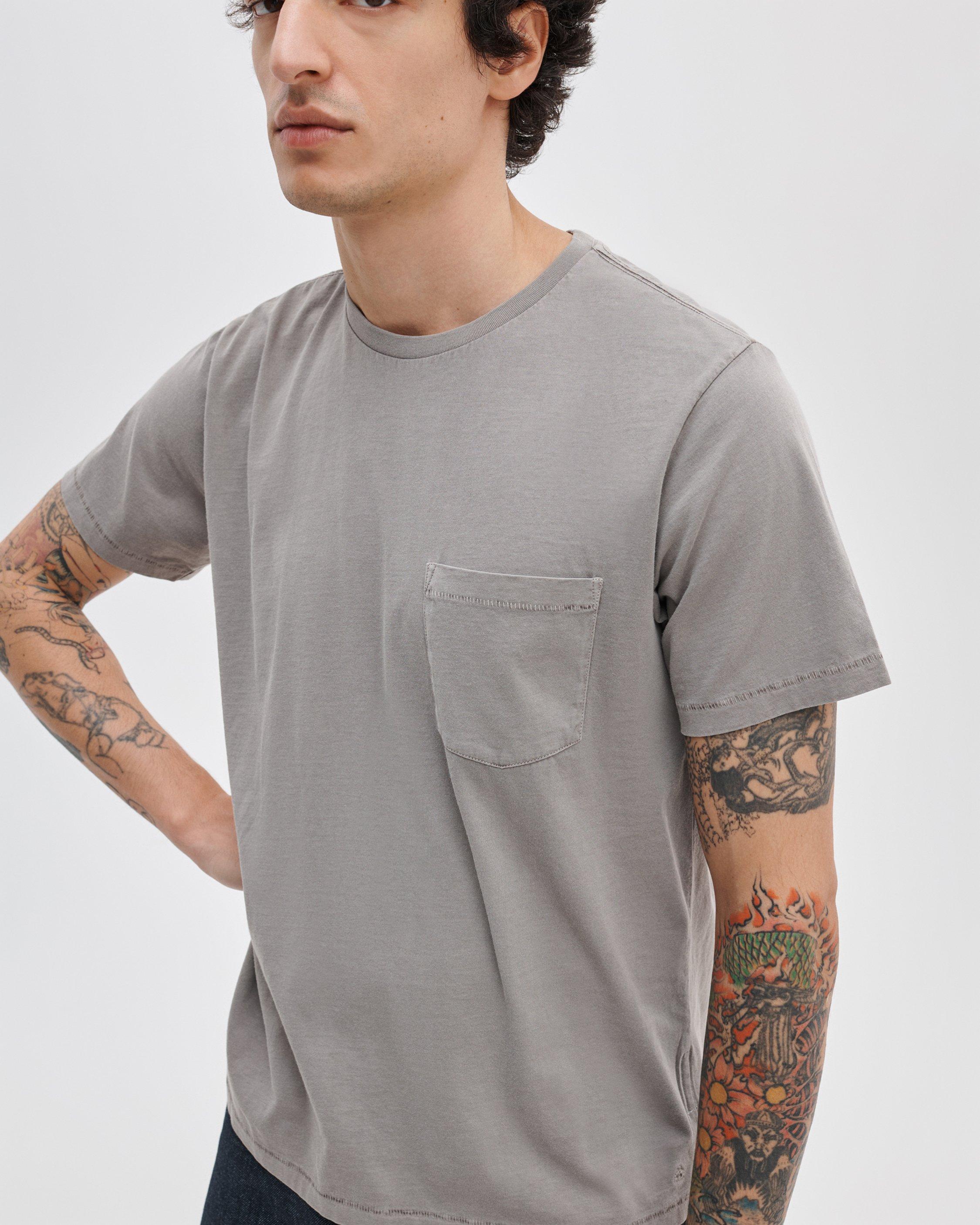 Garment-Dyed Pocket Tee image number 4