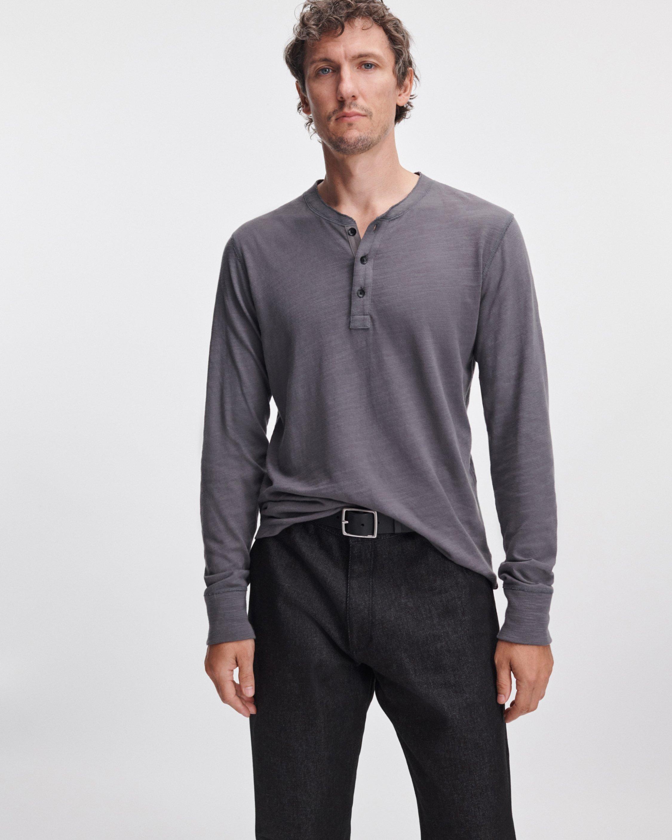 Classic Slub Henley image number 2