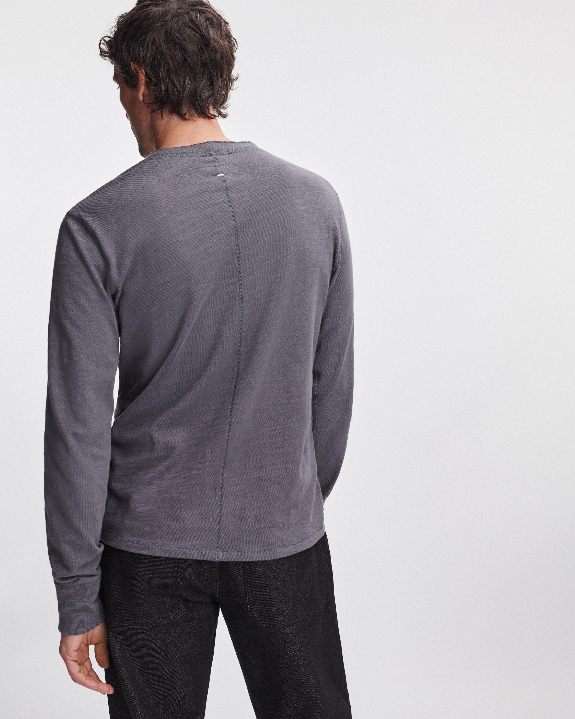 Classic Slub Henley image number 5