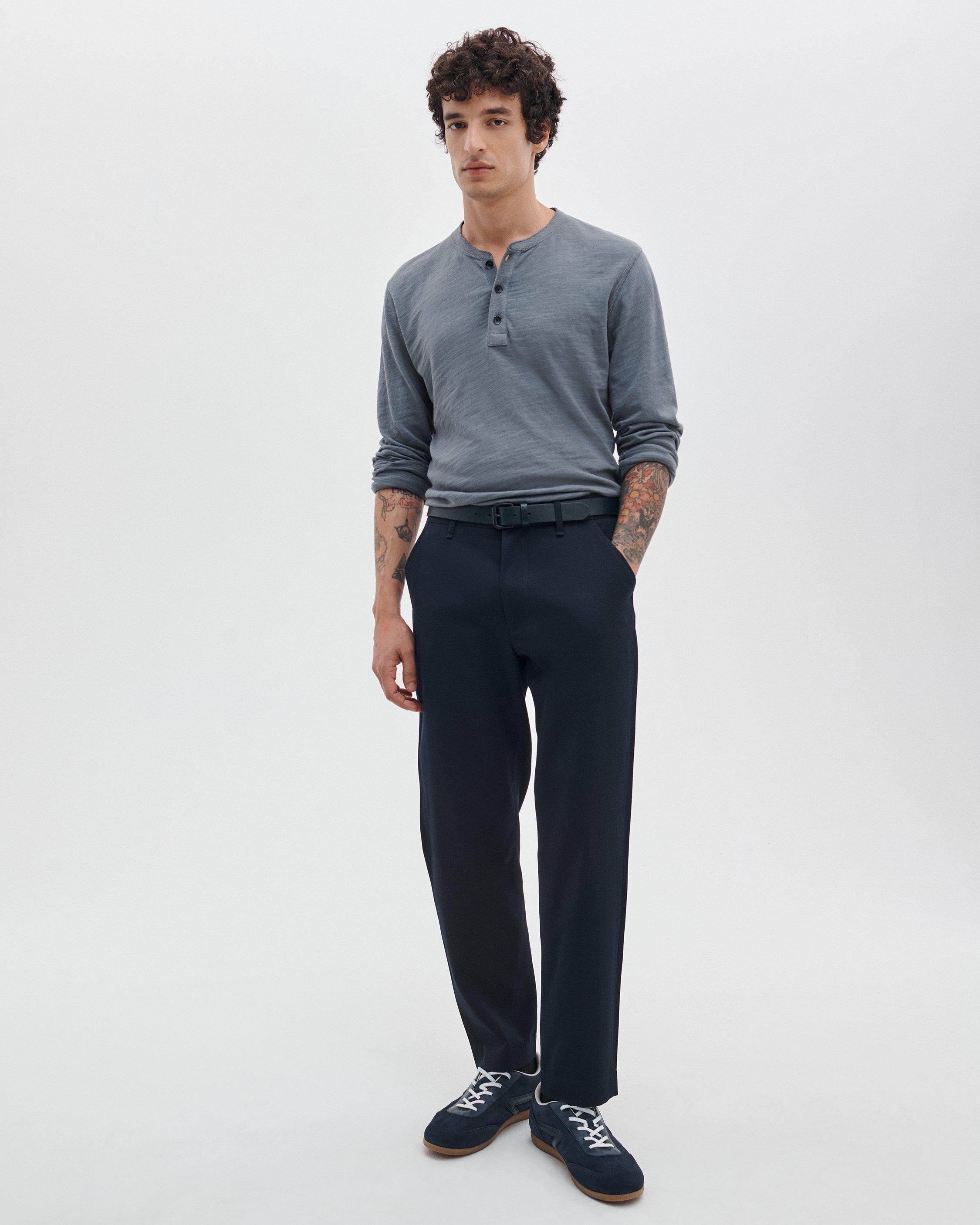 Classic Slub Henley image number 3