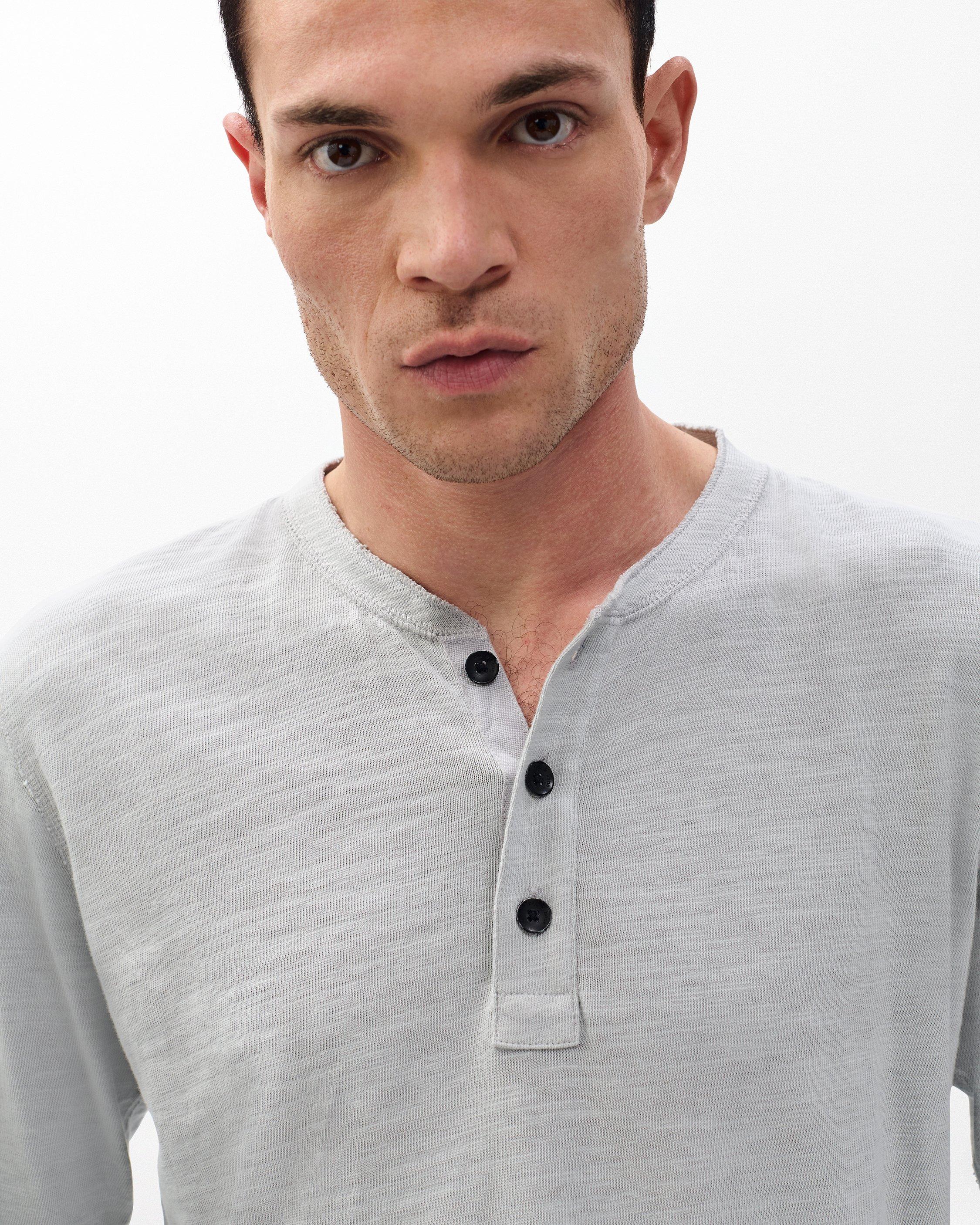 Classic Slub Henley image number 5