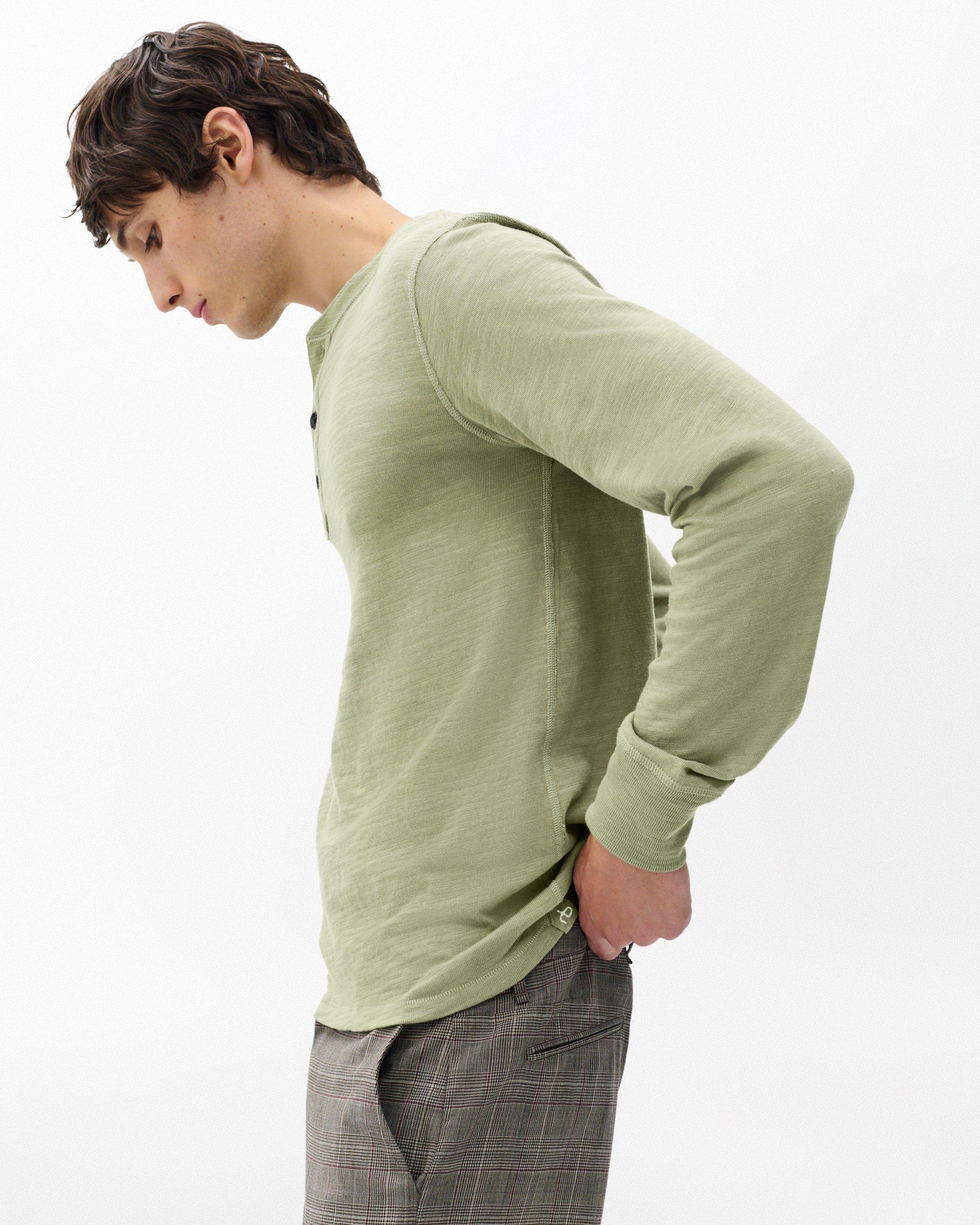 Classic Slub Henley image number 4