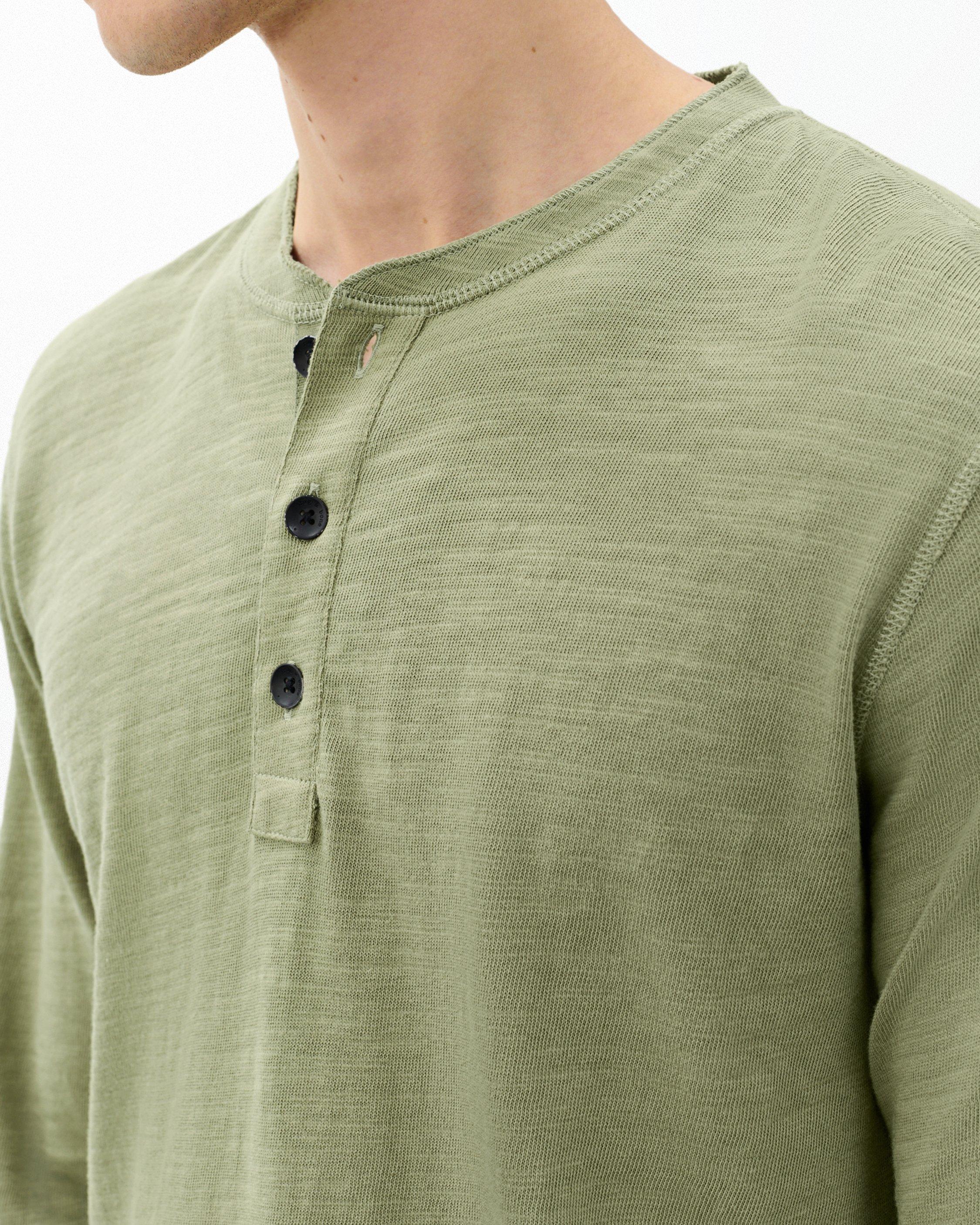 Classic Slub Henley image number 5