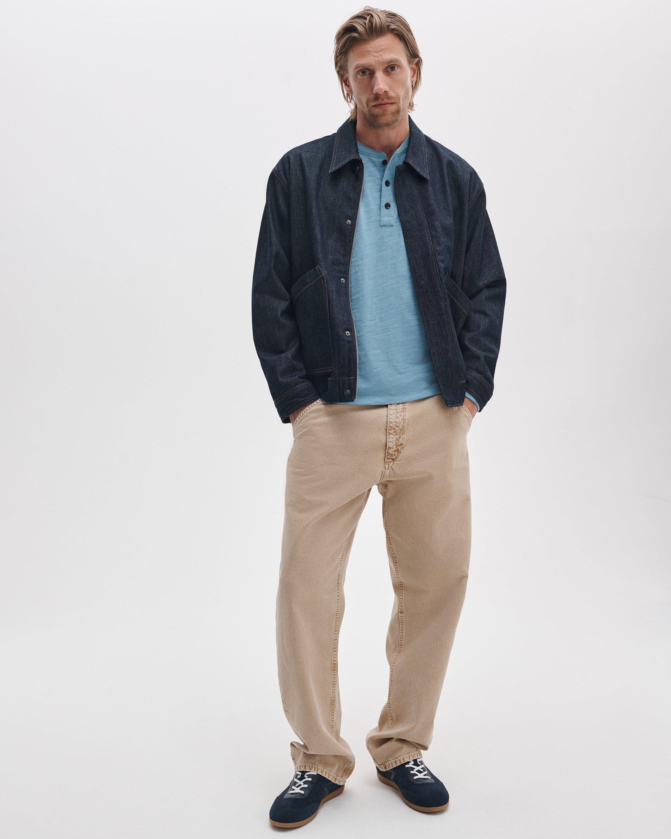 Classic Slub Henley image number 3