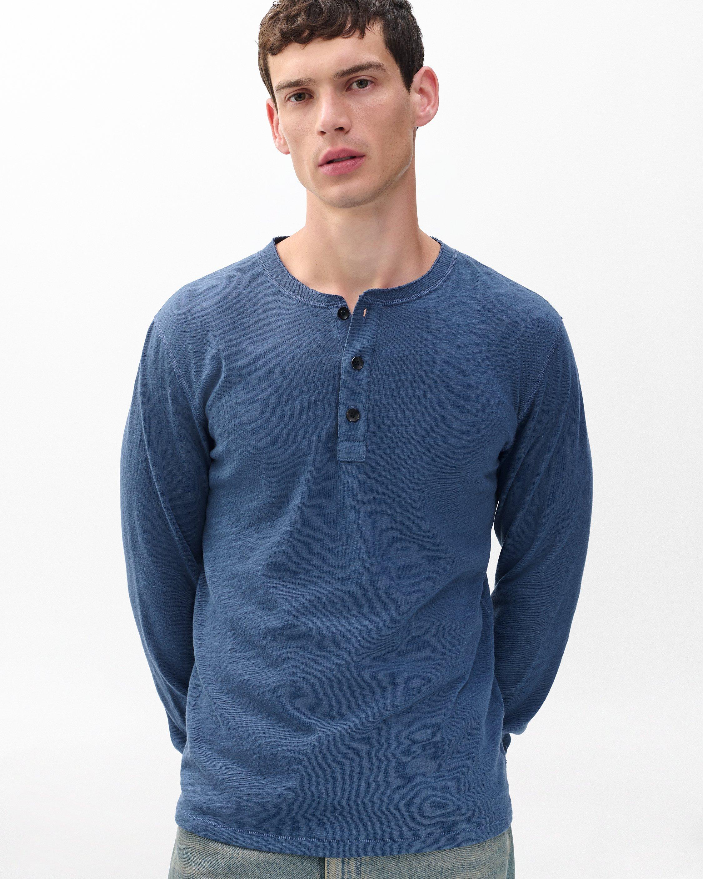 Classic Slub Henley image number 4