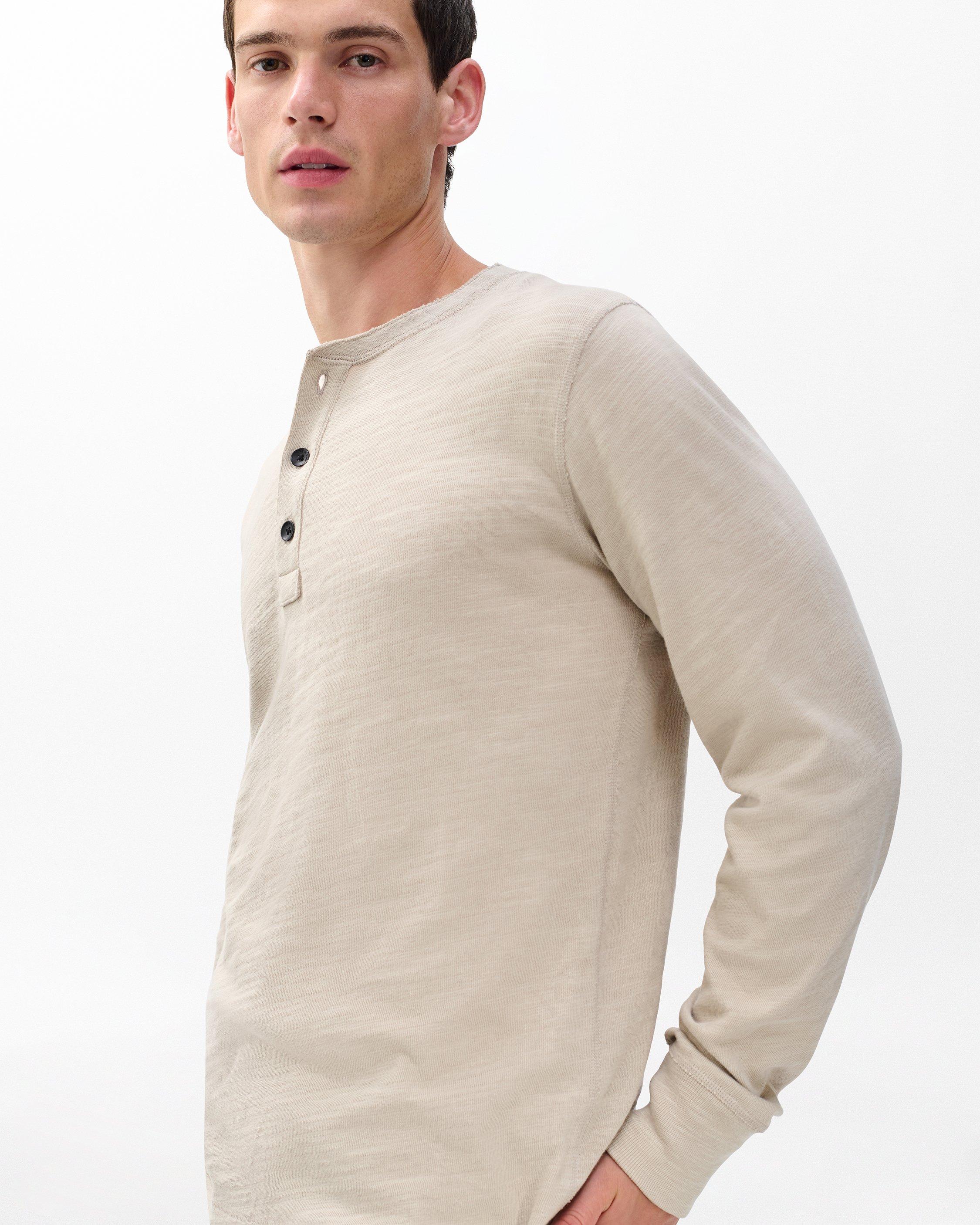 Classic Slub Henley image number 4