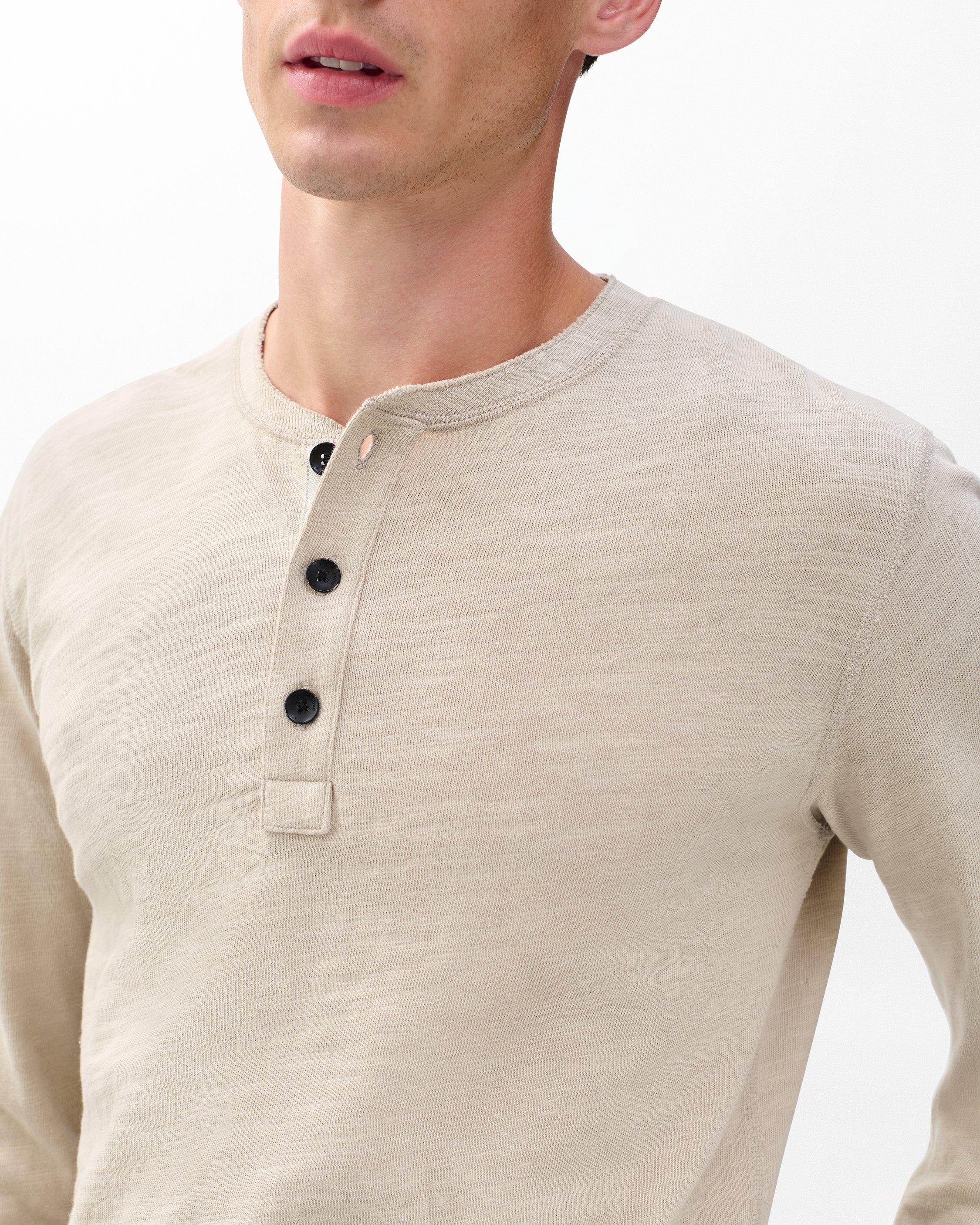 Classic Slub Henley image number 5
