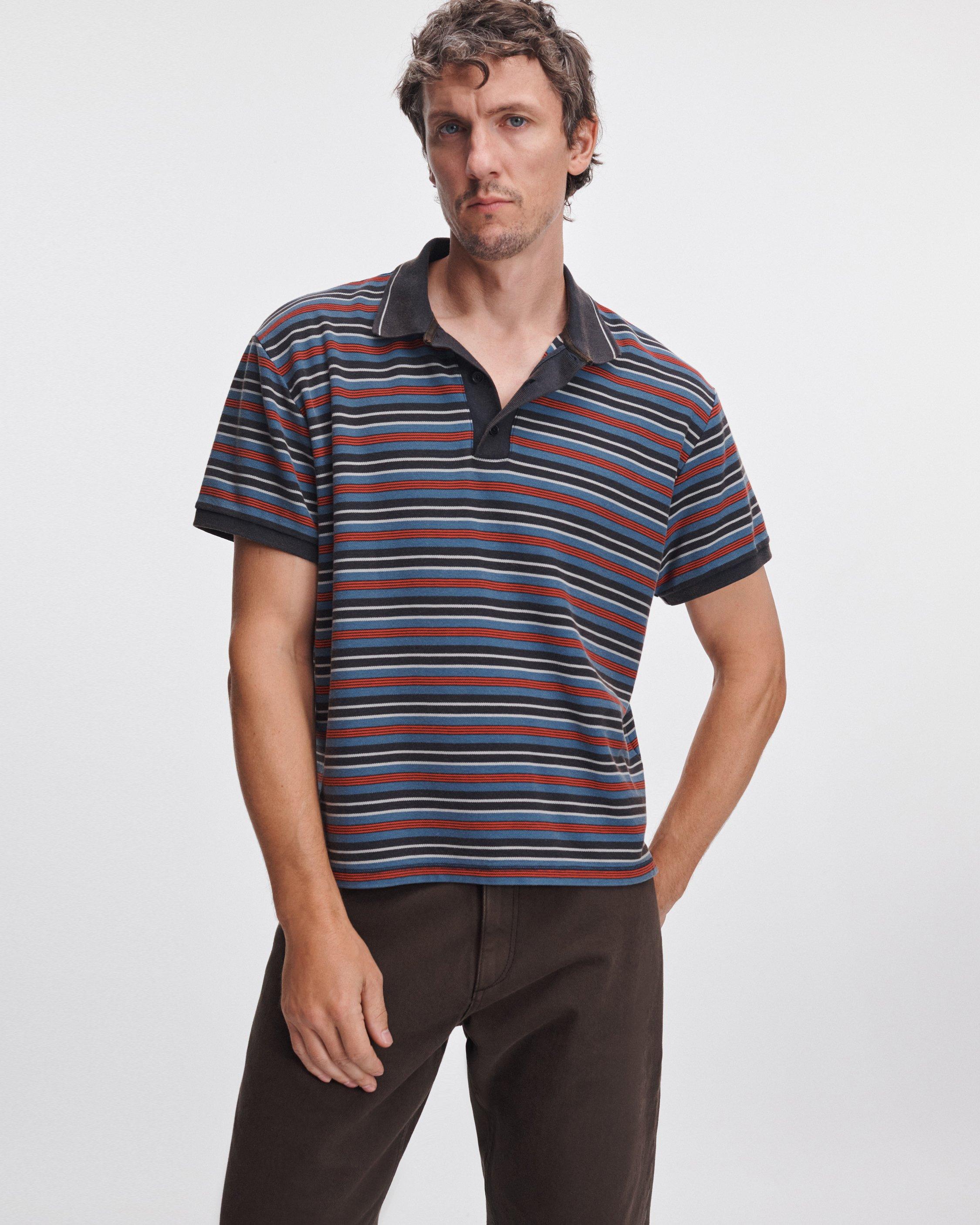 Striped Piqu&eacute; Polo image number 2