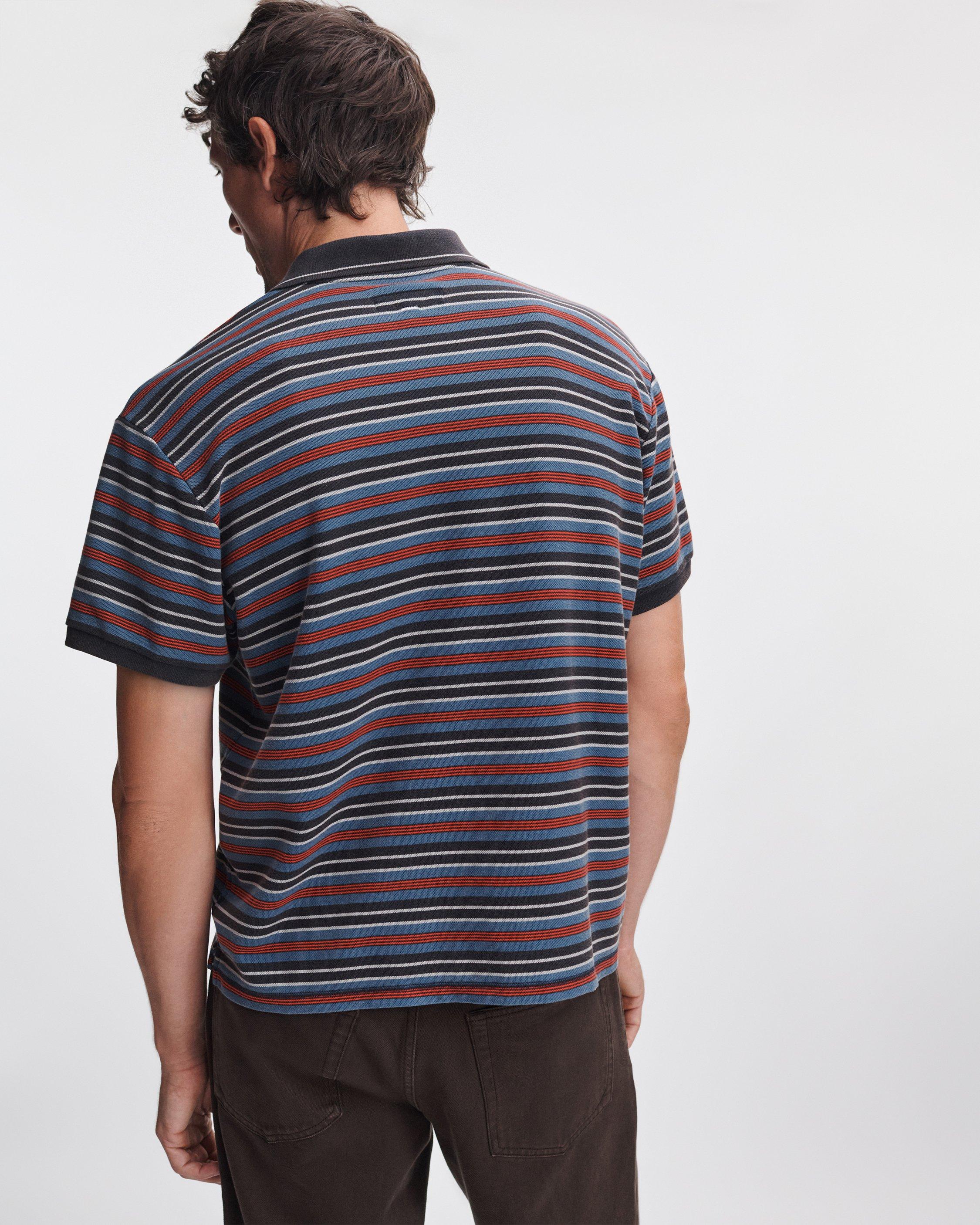Striped Piqu&eacute; Polo image number 4