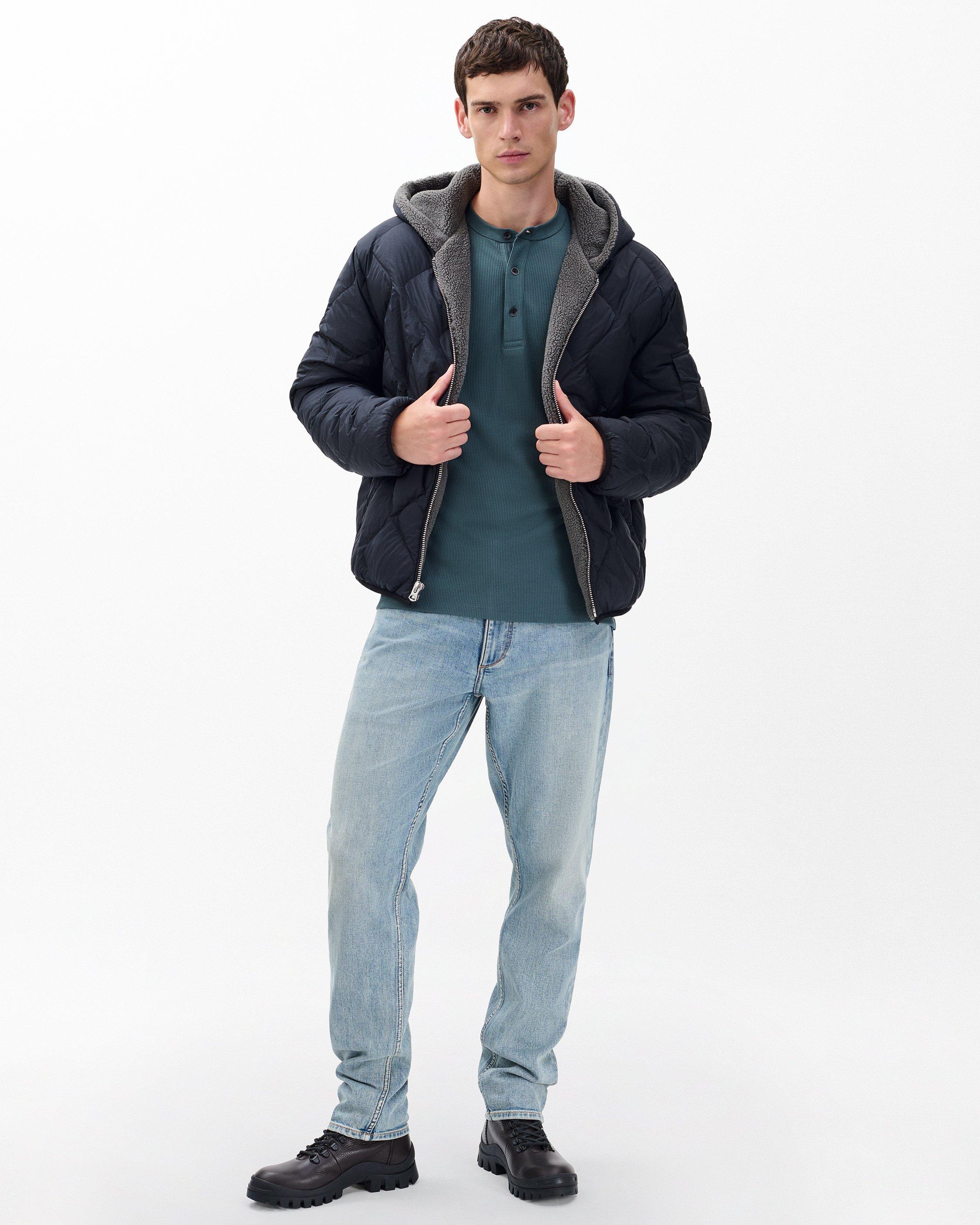 Tech Waffle Henley image number 3
